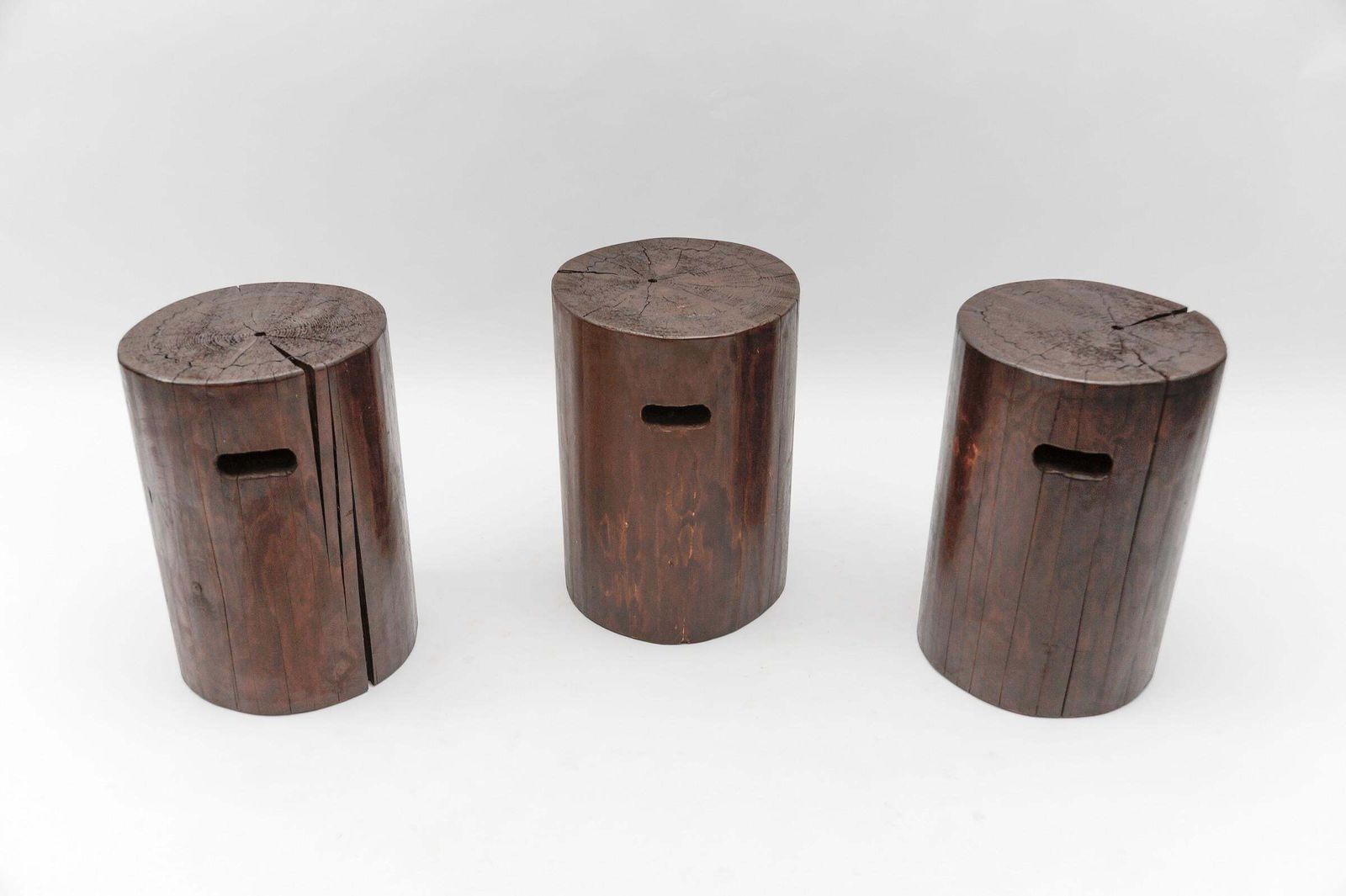 Mid Century Modern Wooden Stool From The French Alps,   1950s photo buy