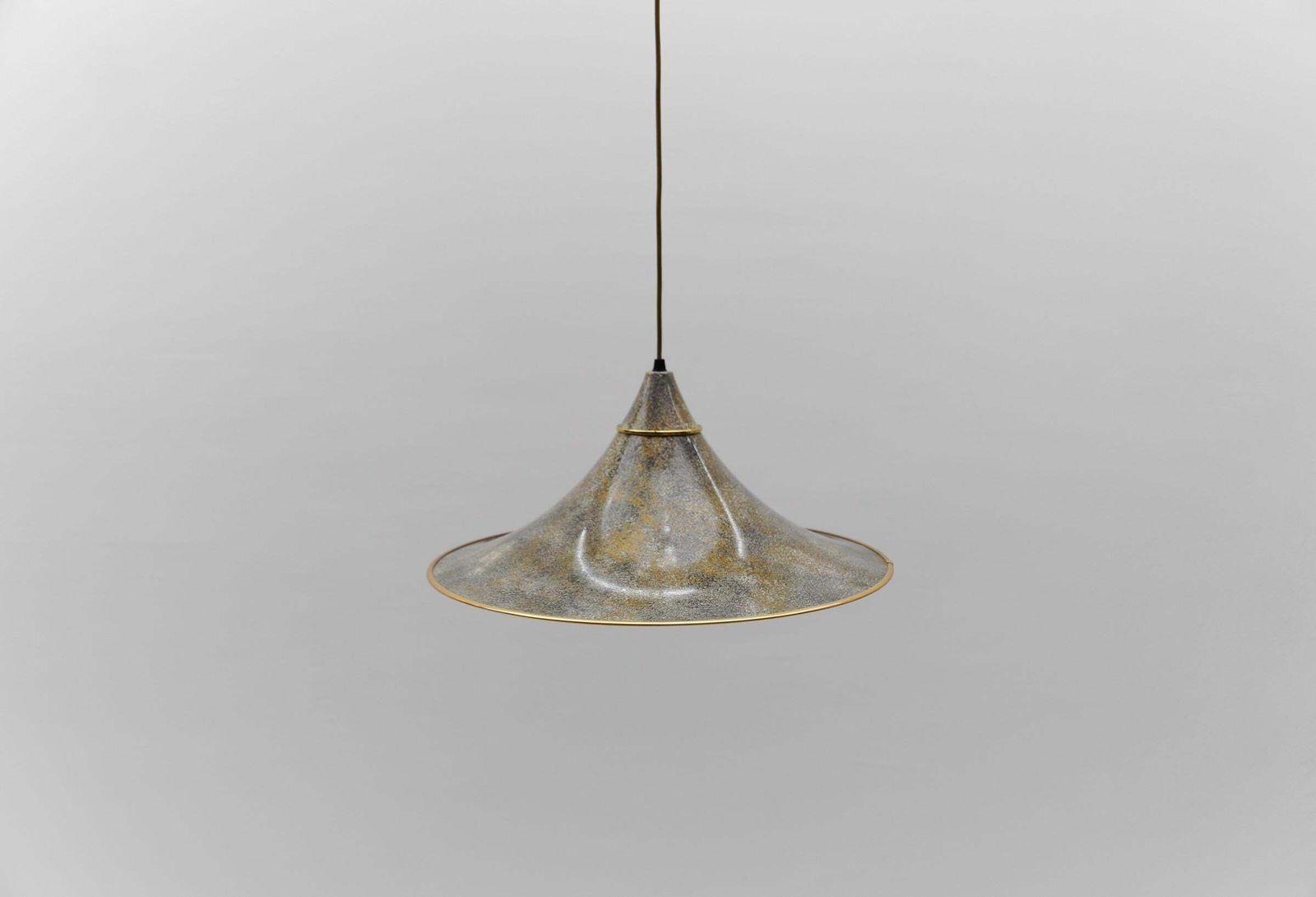 Lighting Awesome Italian Tulip Hanging Lamp, 1980s photo