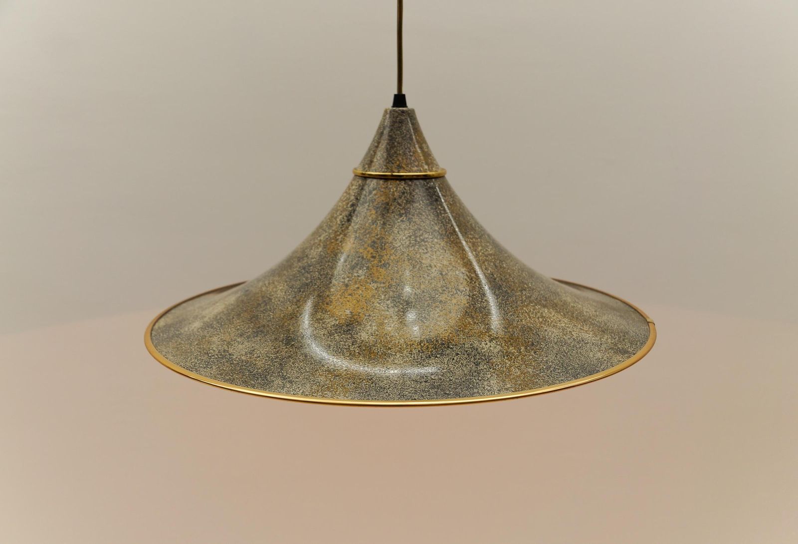 807.0 Awesome Italian Tulip Hanging Lamp, 1980s photo