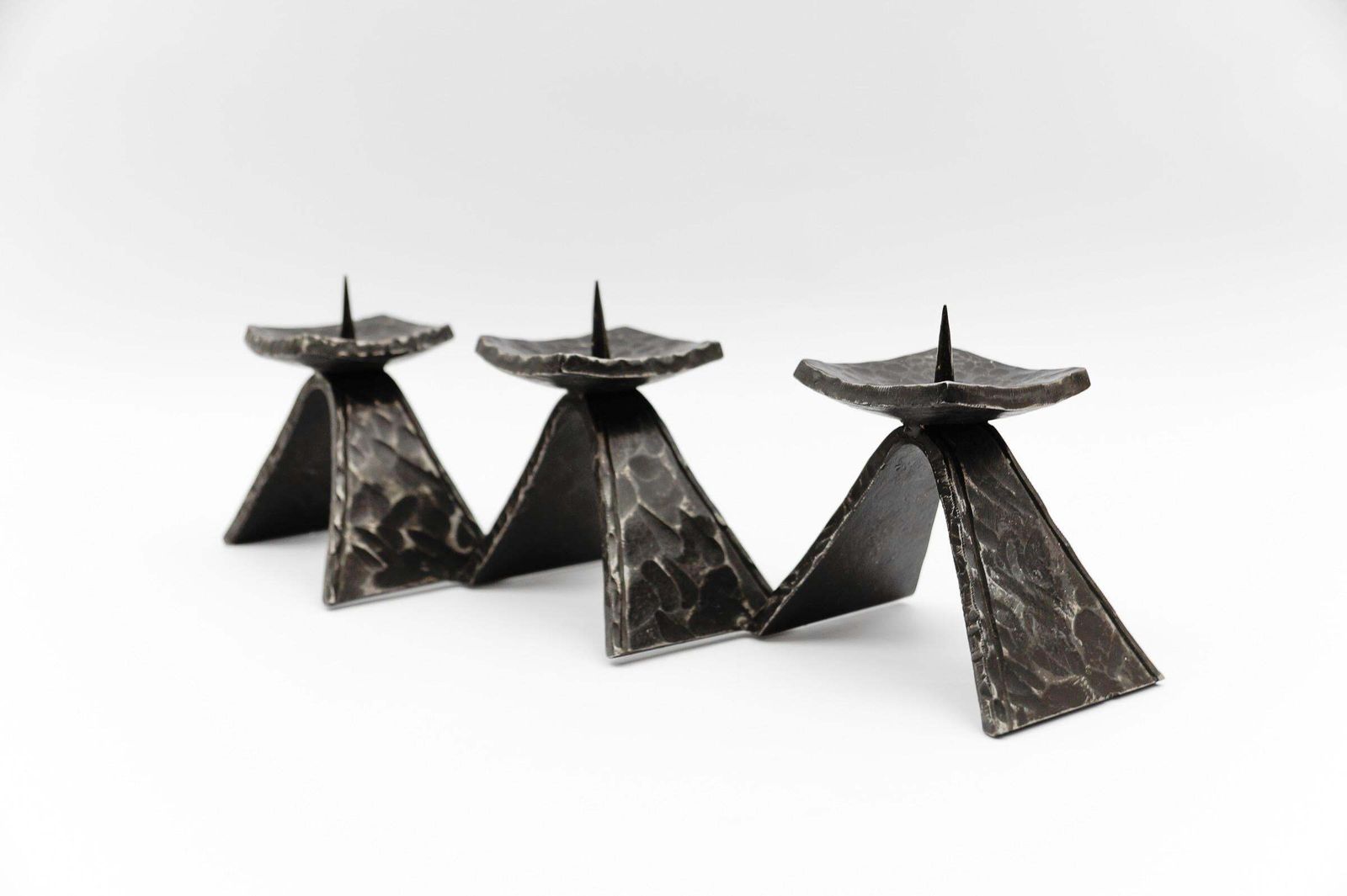 Wrought Handmade Artist Brutalist Candleholder, 1960s Austria photo furniture