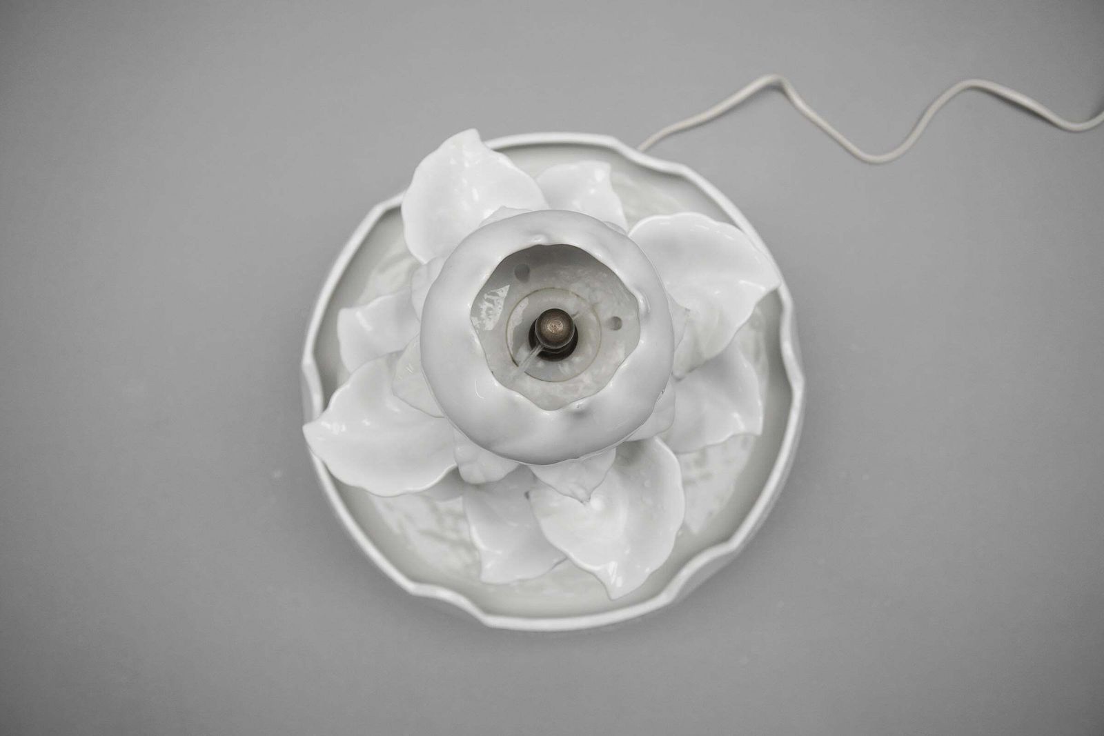 Art Awesome Electrical Porcelain Room Fountain, 1960s Italy photo