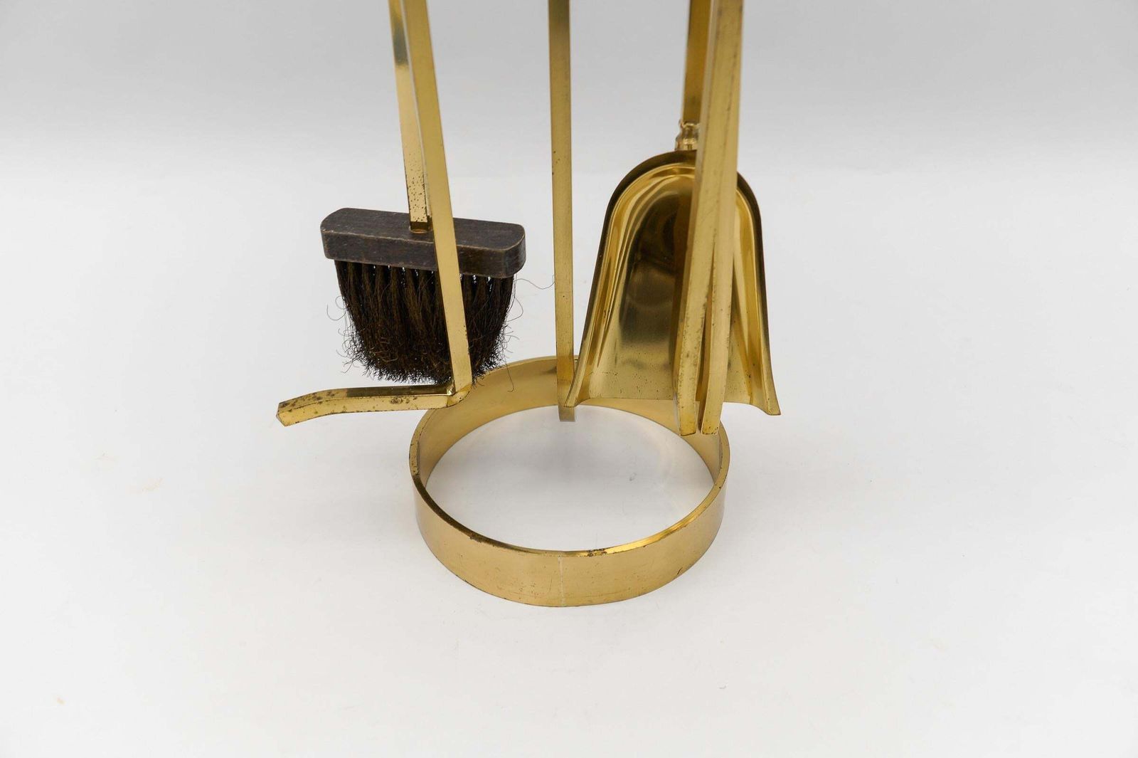 Set Of Elegant Four Arts & Crafts Fire Utensils On A Matching Stand photo buy