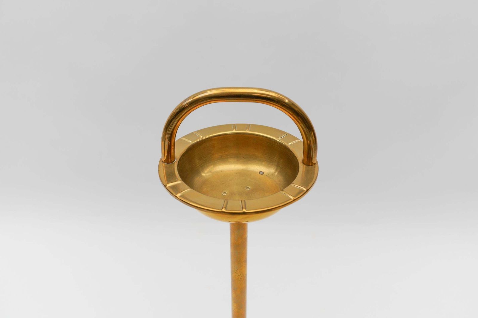 Ashtray Stand In The Manner Of Carl Auböck In Brass, 1950s photo Home Decor