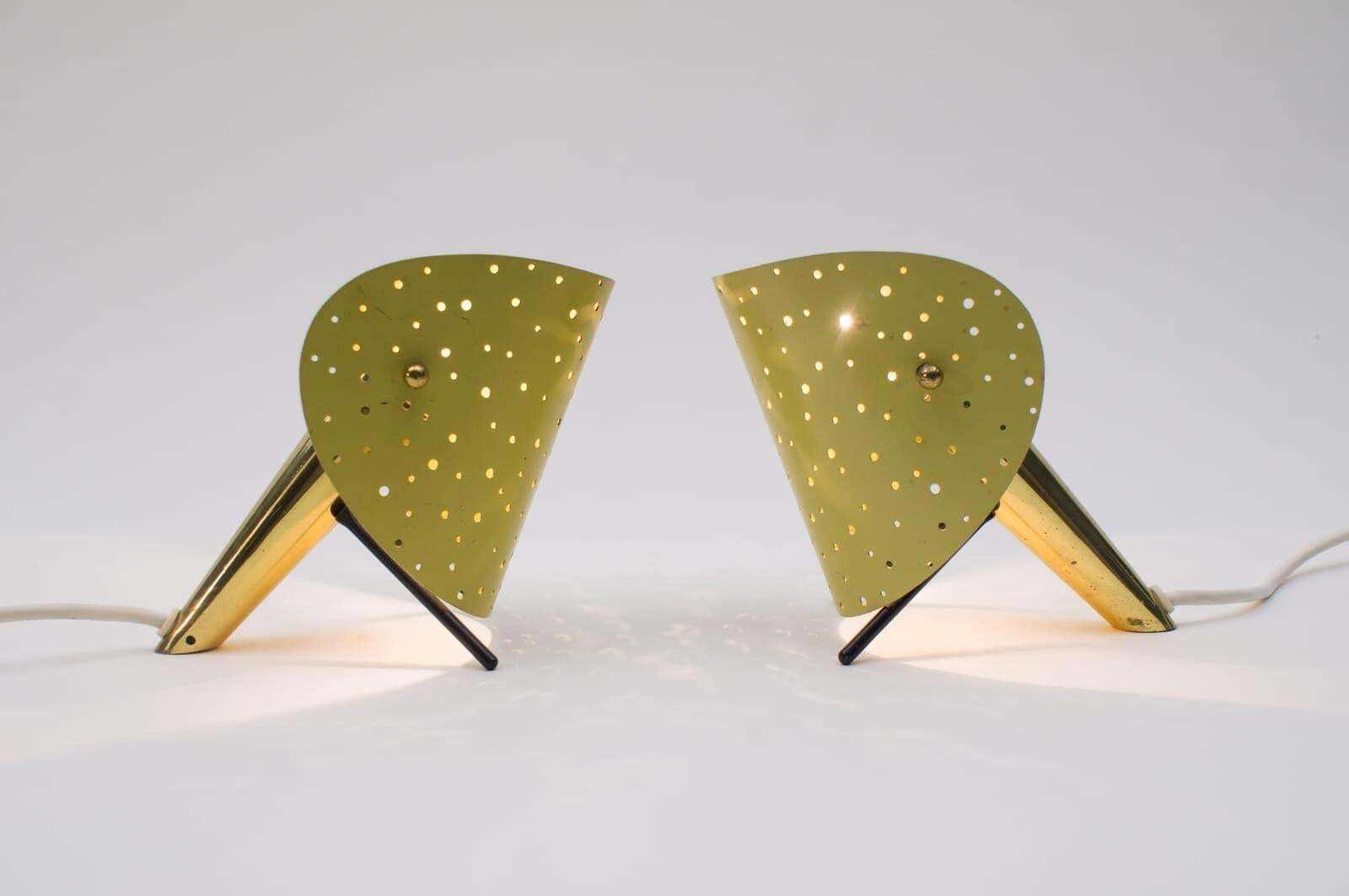 Table Lamps By Ernst Igl For Hillebrand, Set Of 2, 1950s, Germany photo Lighting
