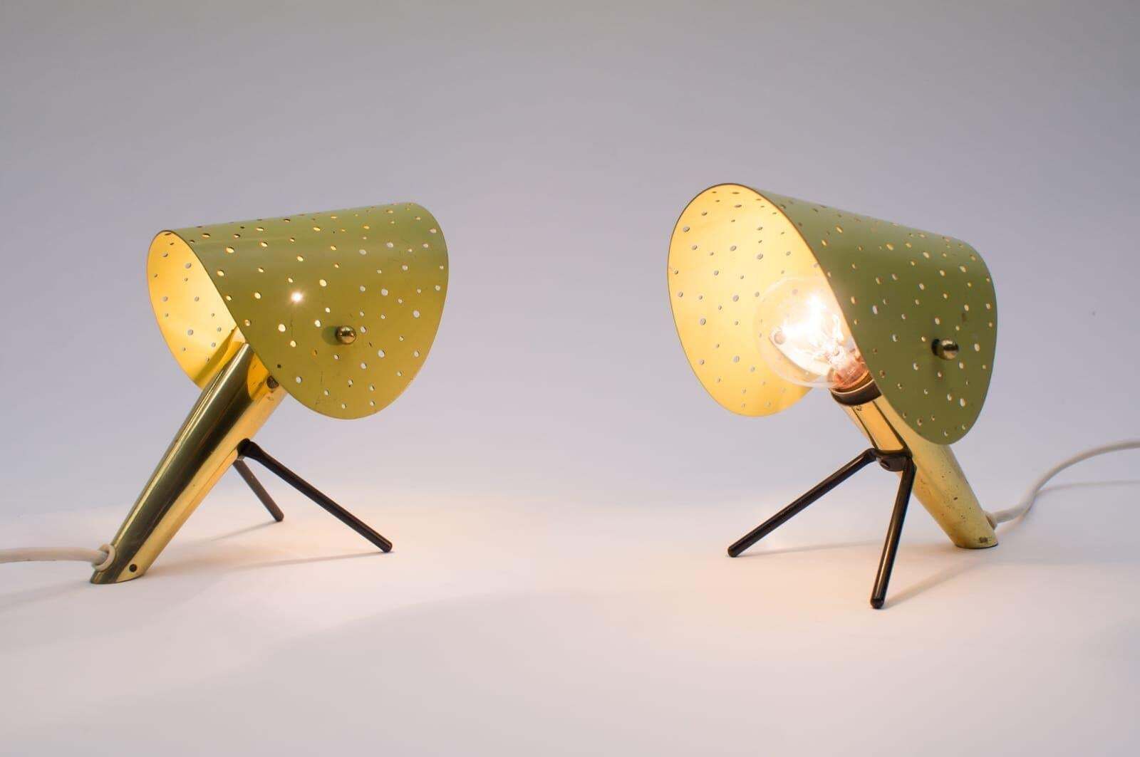 photo furniture Table Lamps By Ernst Igl For Hillebrand, Set Of 2, 1950s, Germany