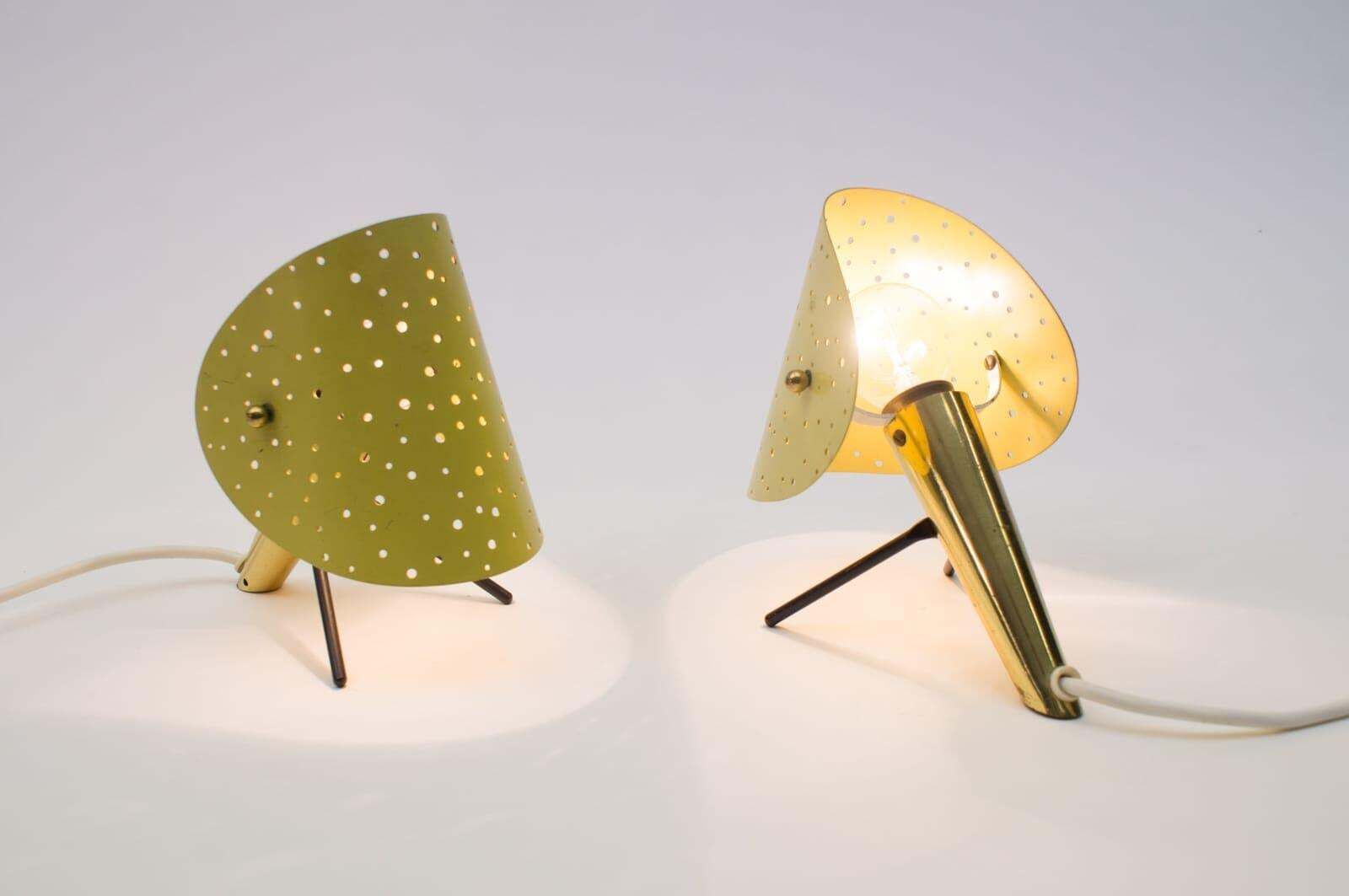 photo vintage Table Lamps By Ernst Igl For Hillebrand, Set Of 2, 1950s, Germany