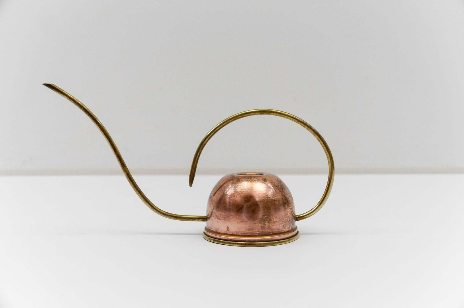 Rare Lovely Brass And Copper Watering Can, 1950s Austria photo for sale