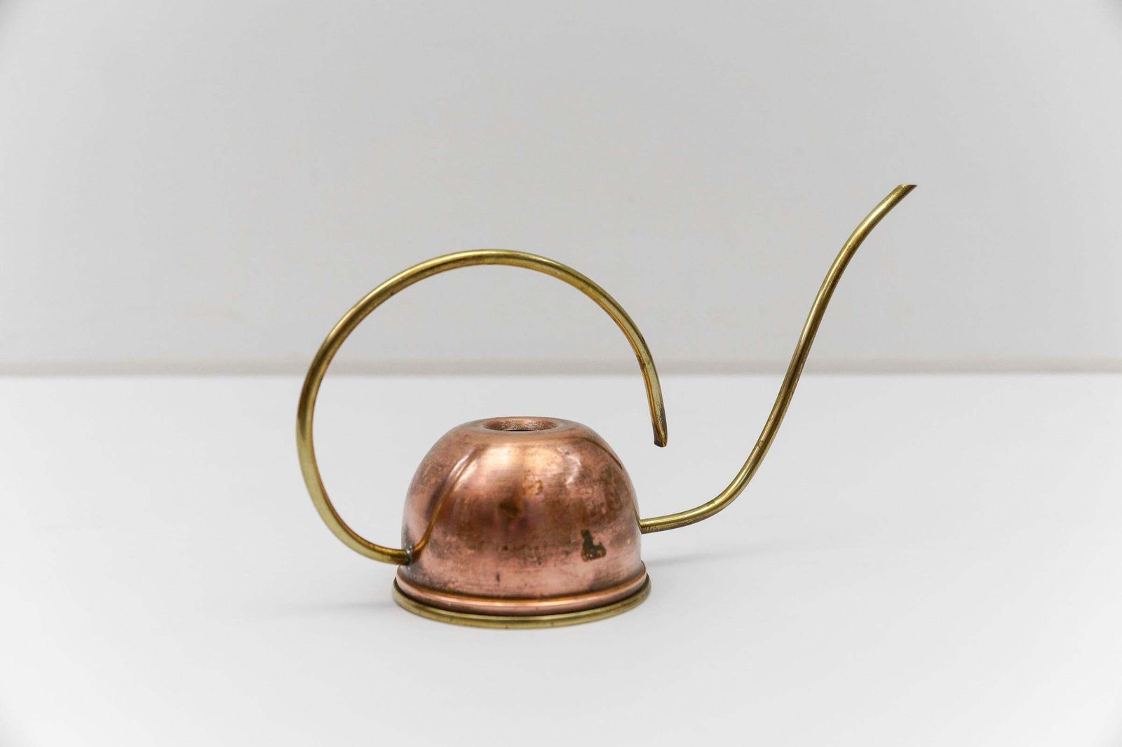 Rare Lovely Brass And Copper Watering Can, 1950s Austria photo 425.0