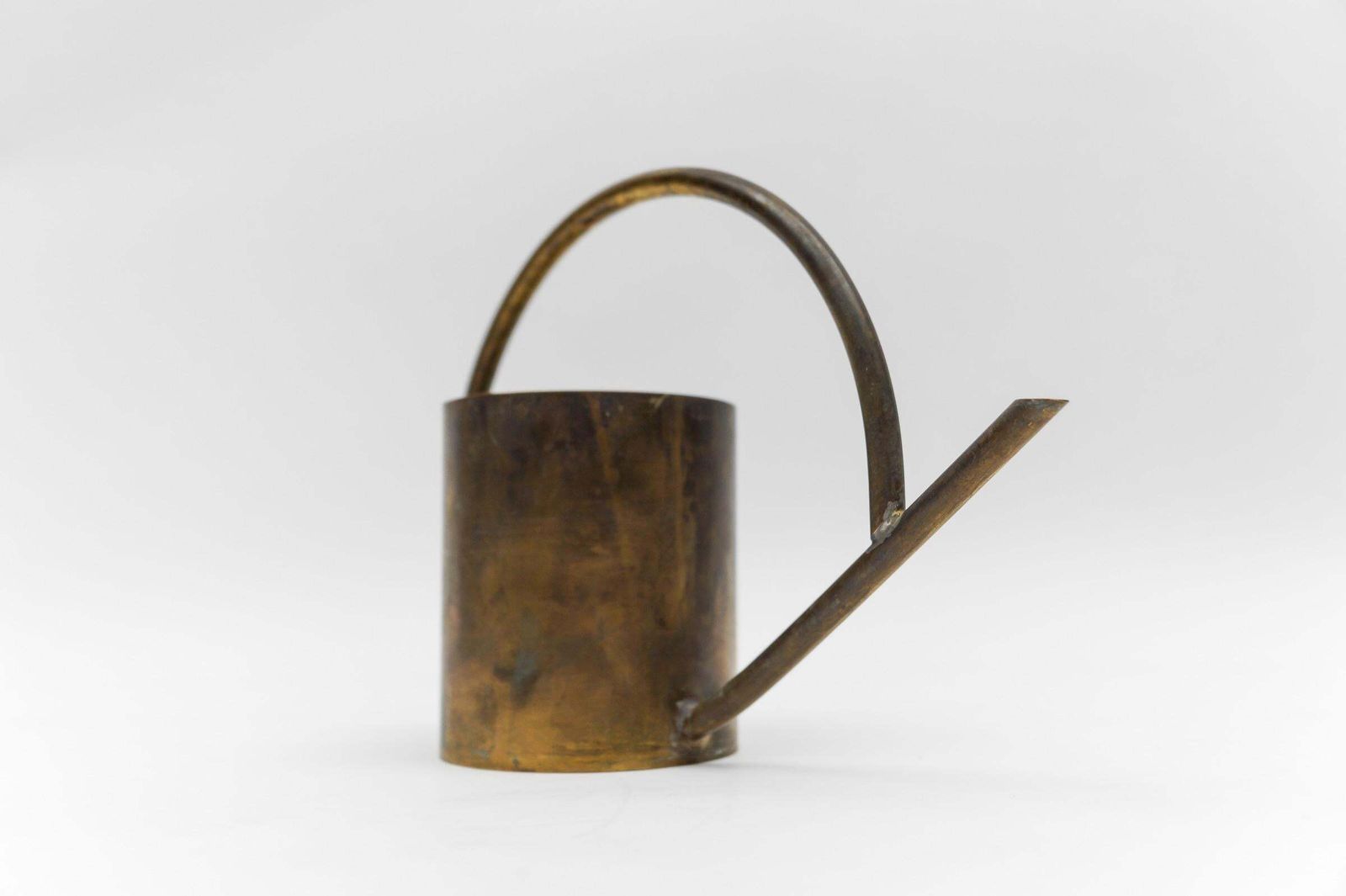 Art Deco Bauhaus  Watering Can In Massive Brass, 1930s / 1940s Germany photo Garden Decor