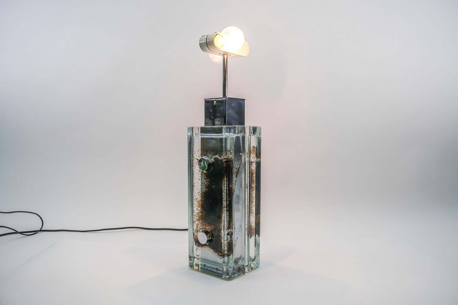 photo for sale Mid Century Modern Table Lamp By Helena Tynell For Glashütte Limburg, 1970er