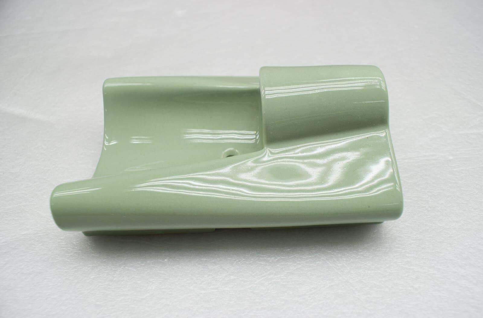 Very Rare Green Wilhelm Wagenfeld Wall Light For Lindner Leuchten Model No. 6454 photo vinterior