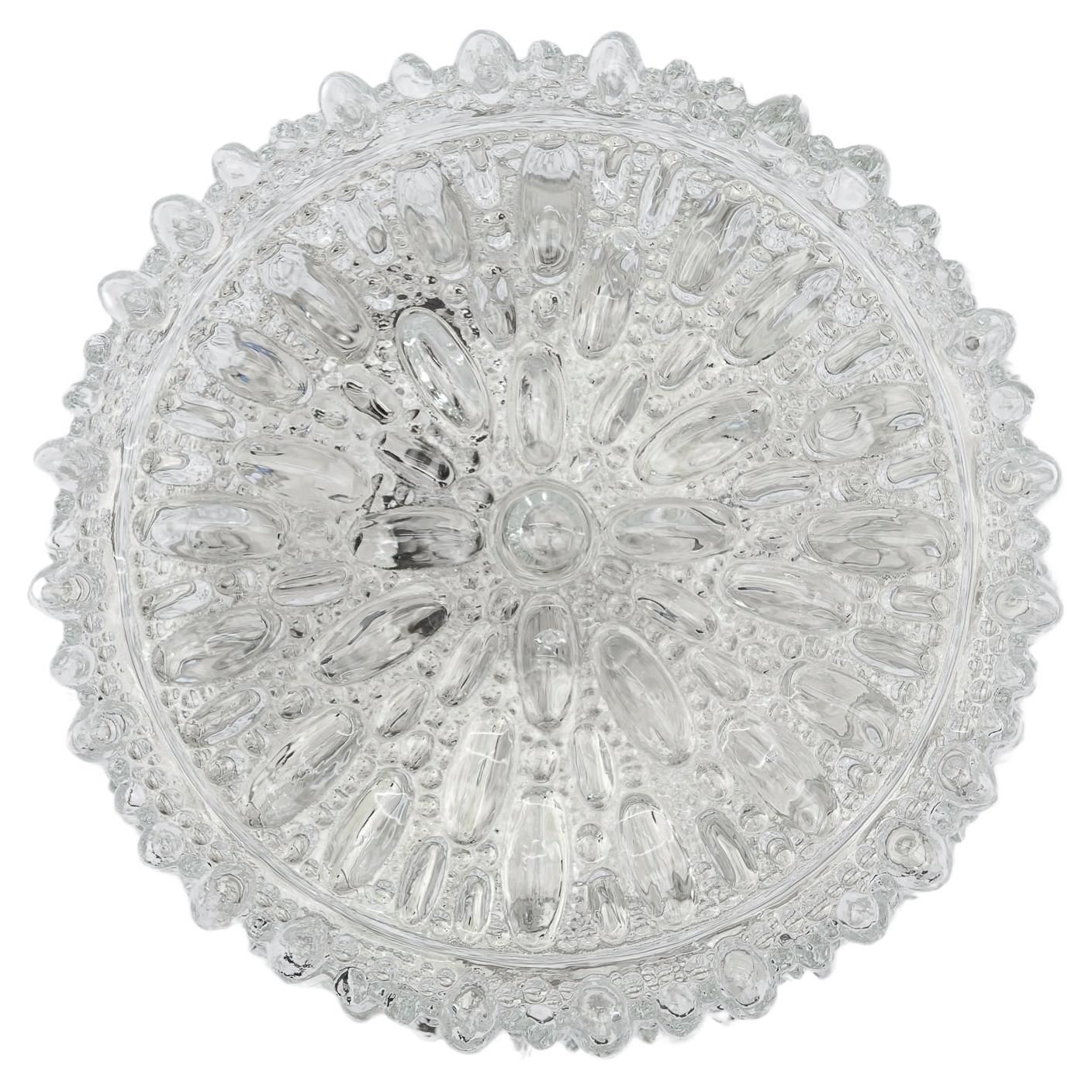 1. Of 2 Bubble Glass Wall Lamp / Flush Mount By Limburg, 1960s Germany