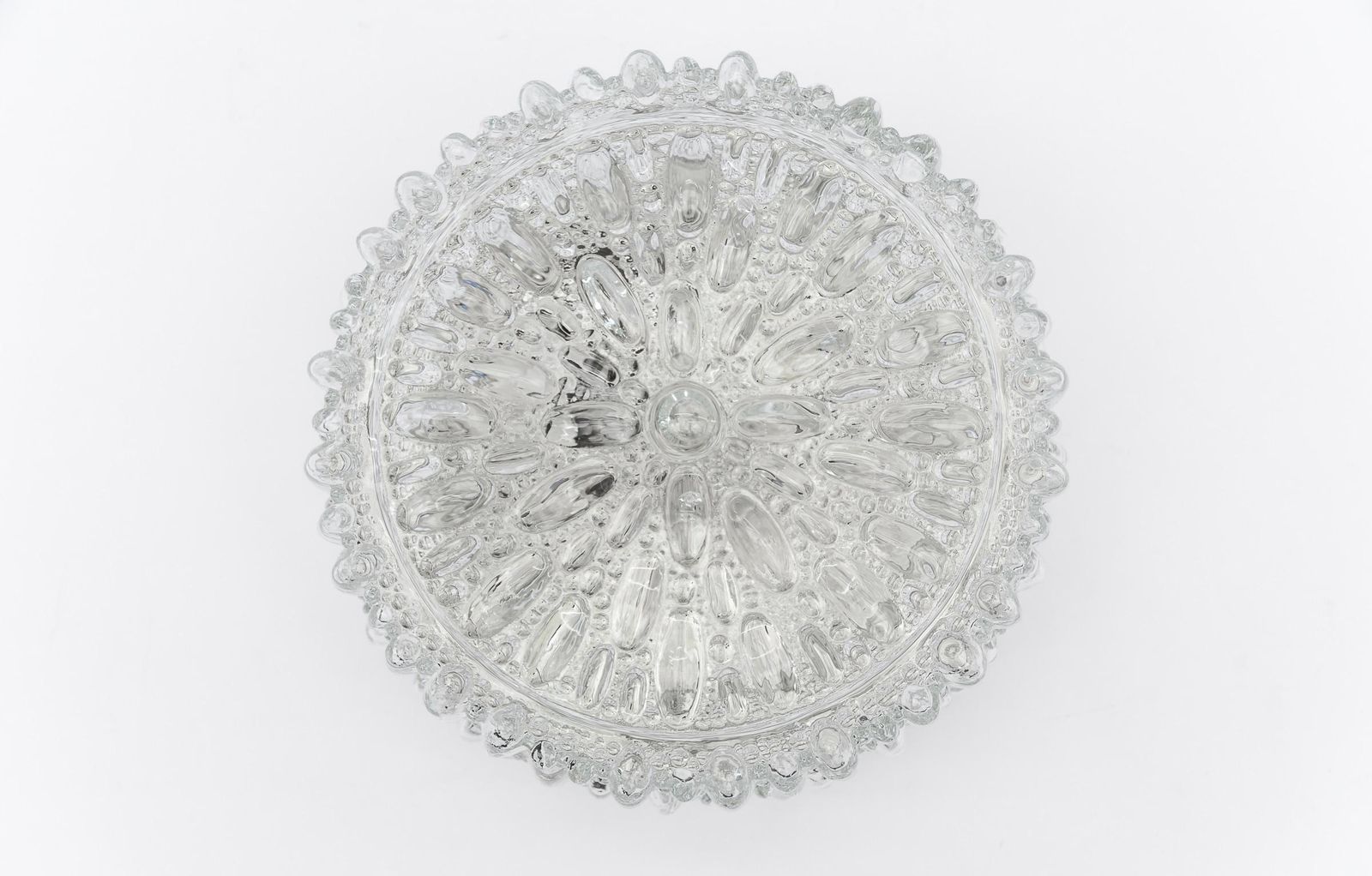 1. Of 2 Bubble Glass Wall Lamp / Flush Mount By Limburg, 1960s Germany photo Lighting