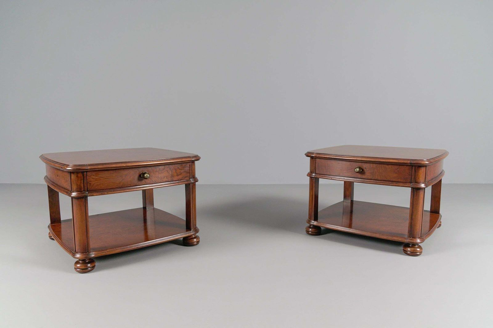 Art Deco Bedside Tables In Mahogany, 1940s, Set Of 2 photo furniture