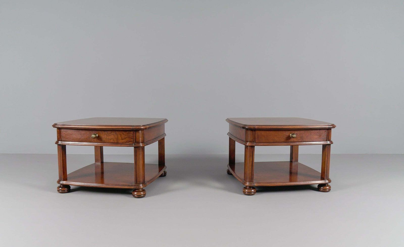 Art Deco Bedside Tables In Mahogany, 1940s, Set Of 2 photo Furniture
