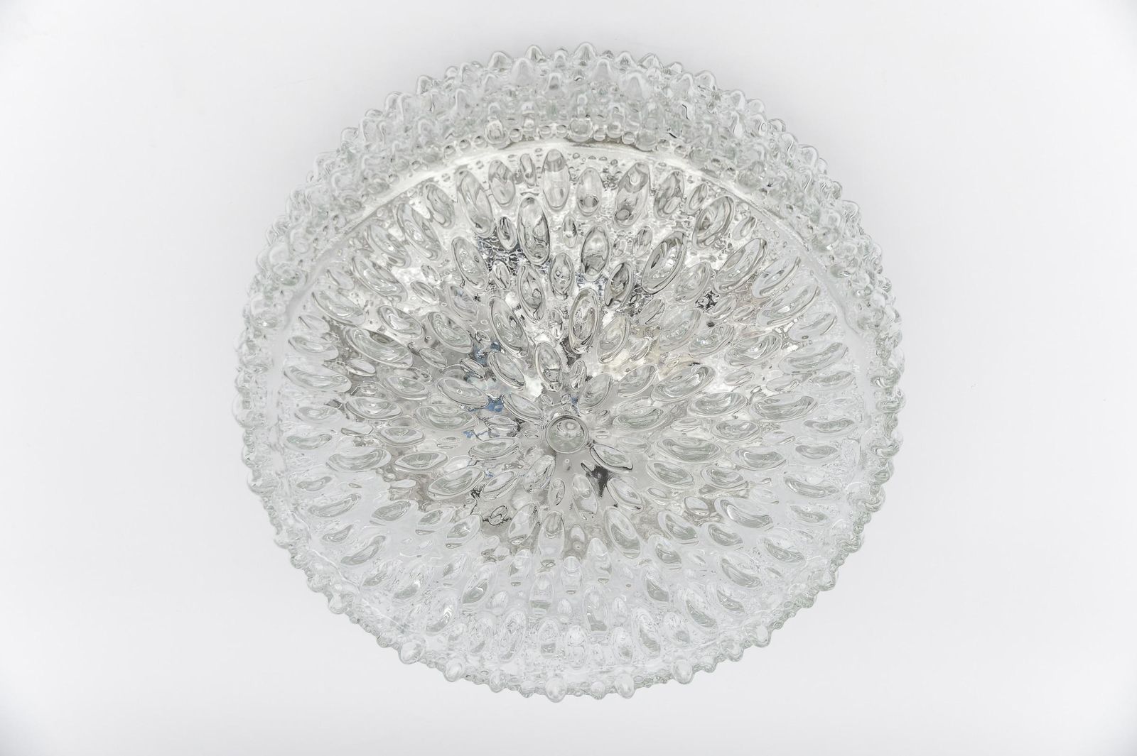1. Of 3 Large Bubble Glass Wall Lamp / Flush Mount By Limburg, 1960s Germany photo buy