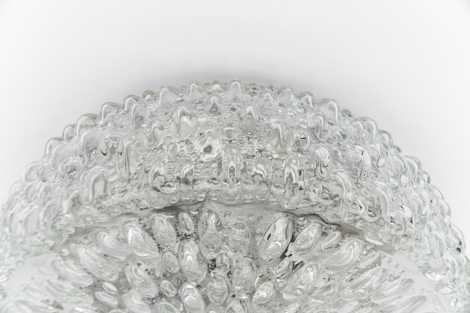 Lighting 1. Of 3 Large Bubble Glass Wall Lamp / Flush Mount By Limburg, 1960s Germany photo
