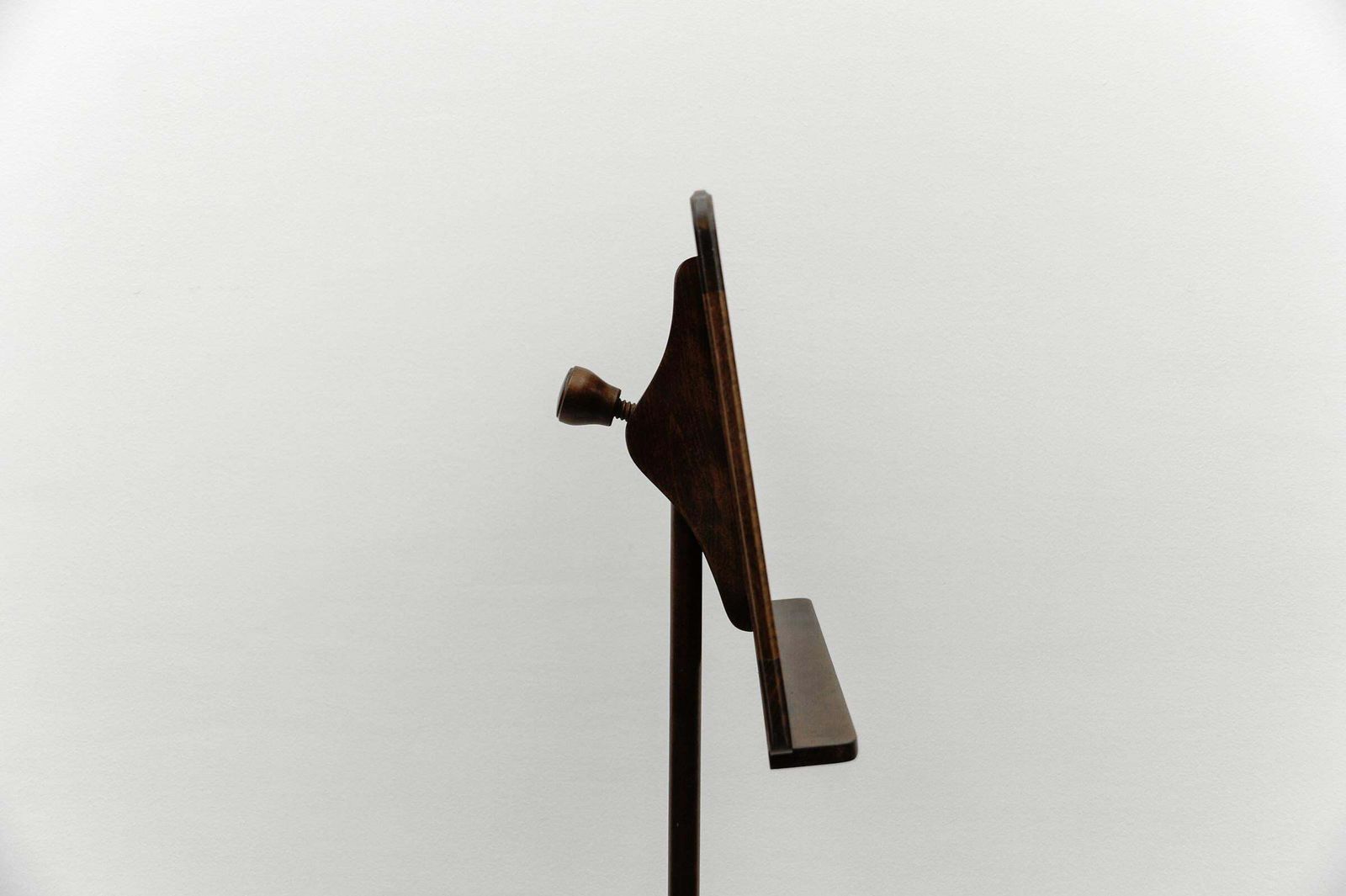 Cherry Wood Music Stand Art Deco Style France 1950s Mid Century Modern photo vinterior