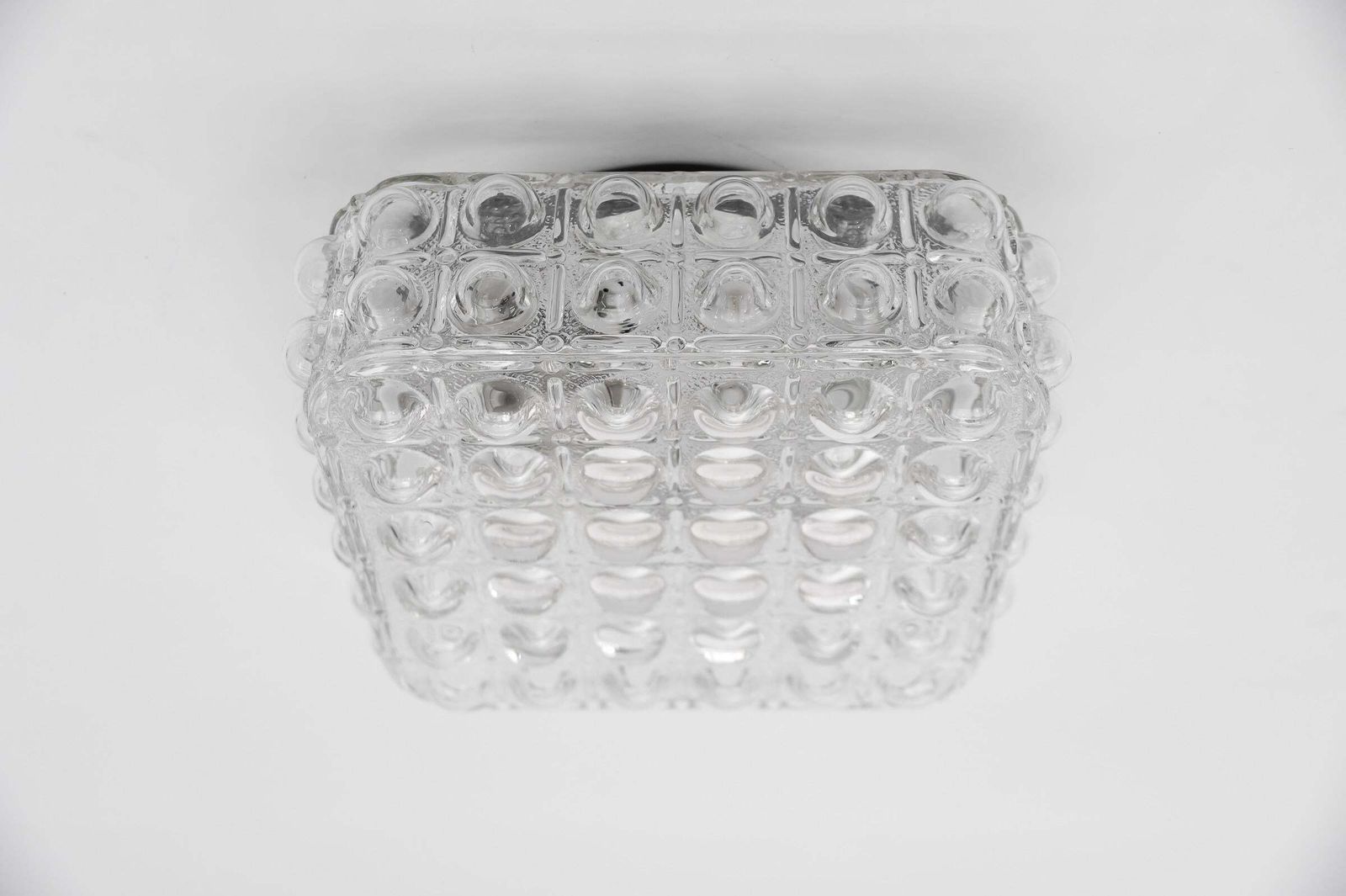 photo for sale 1 Of 3 Clear Bubble Glass Flush Mount Lamp By Helena Tynell, Germany 1960s