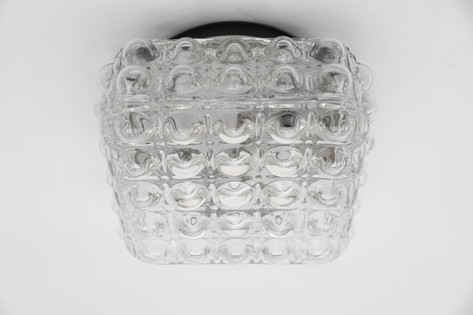 1 Of 2 Clear Bubble Glass Flush Mount Lamp By Helena Tynell, Germany 1960s photo buy
