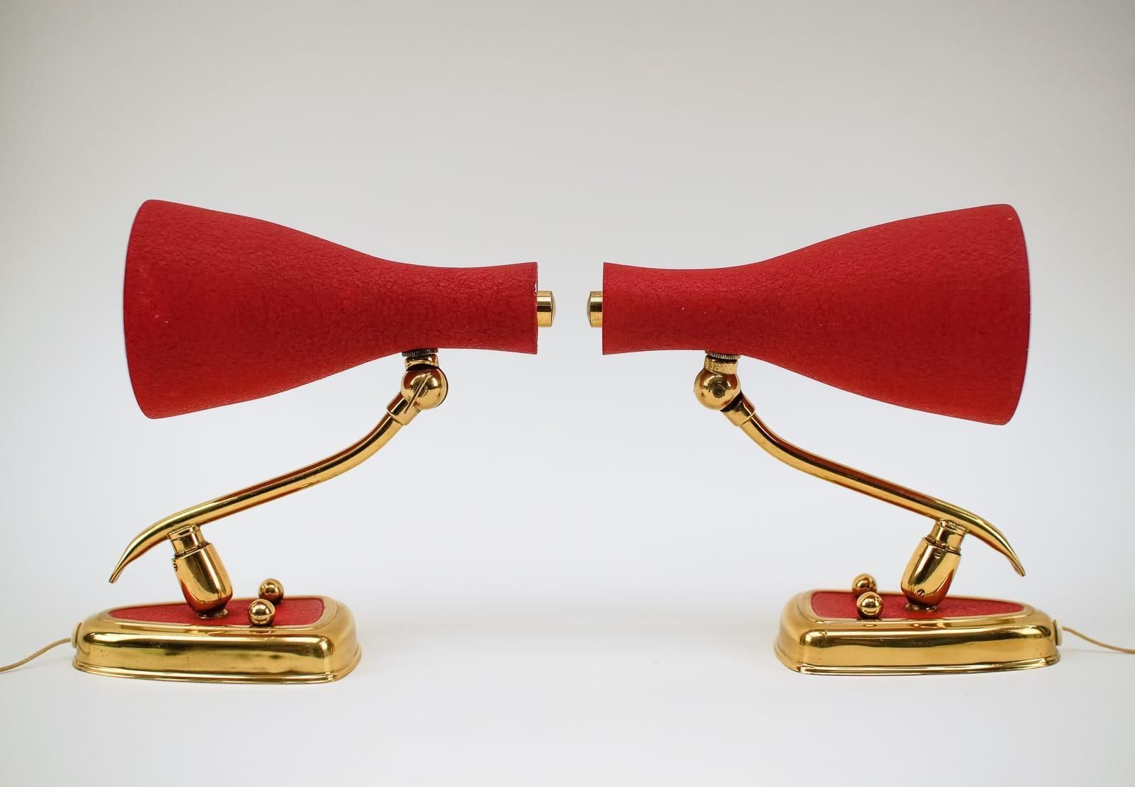 Pair Of Swivel Mid Century Modern Wall Lamps, 1950s Italy photo 1529.0