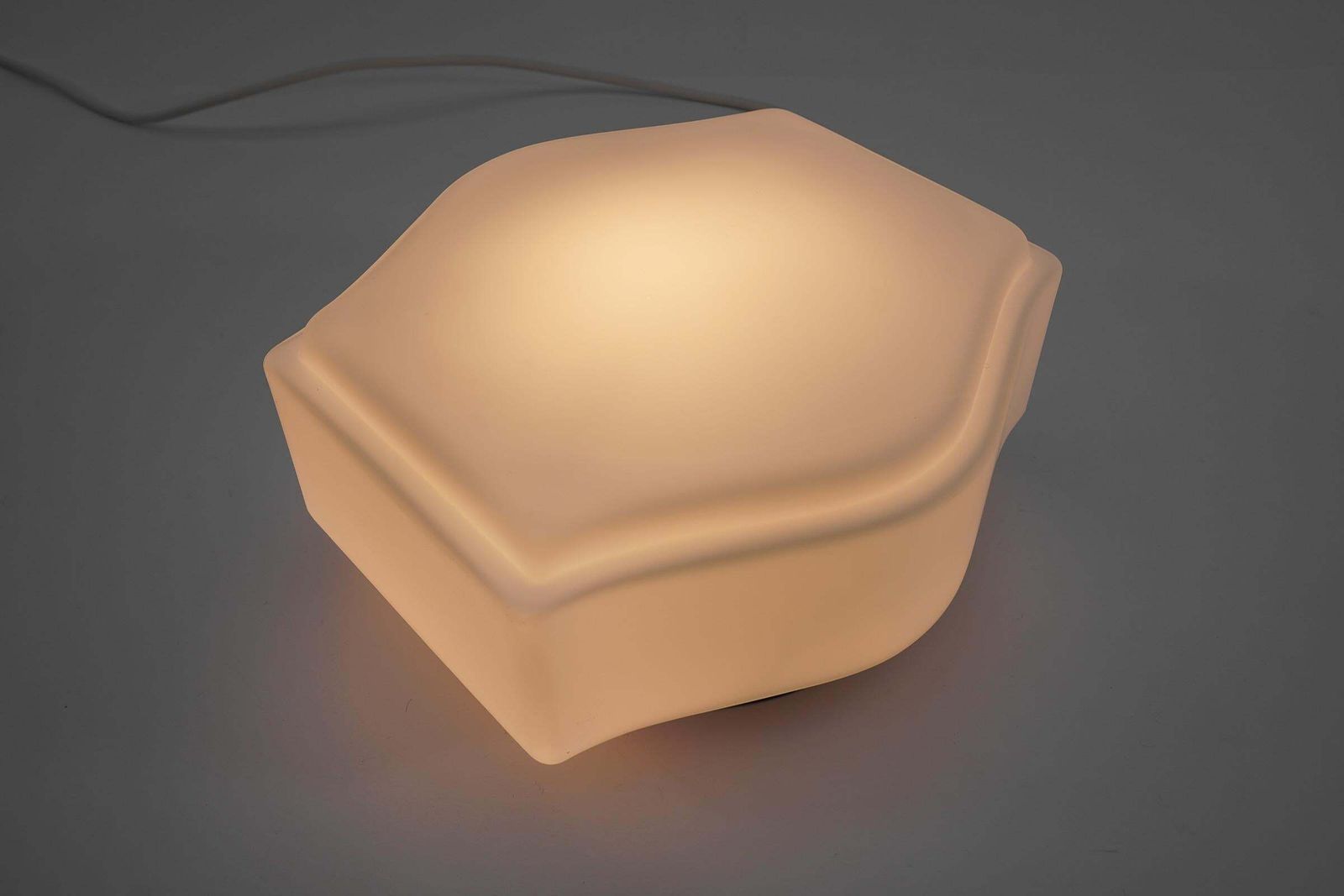 photo furniture Set Of 4 Ceiling Or Wall Lights Made In Opaline Glass And Metal, 1960s Germany