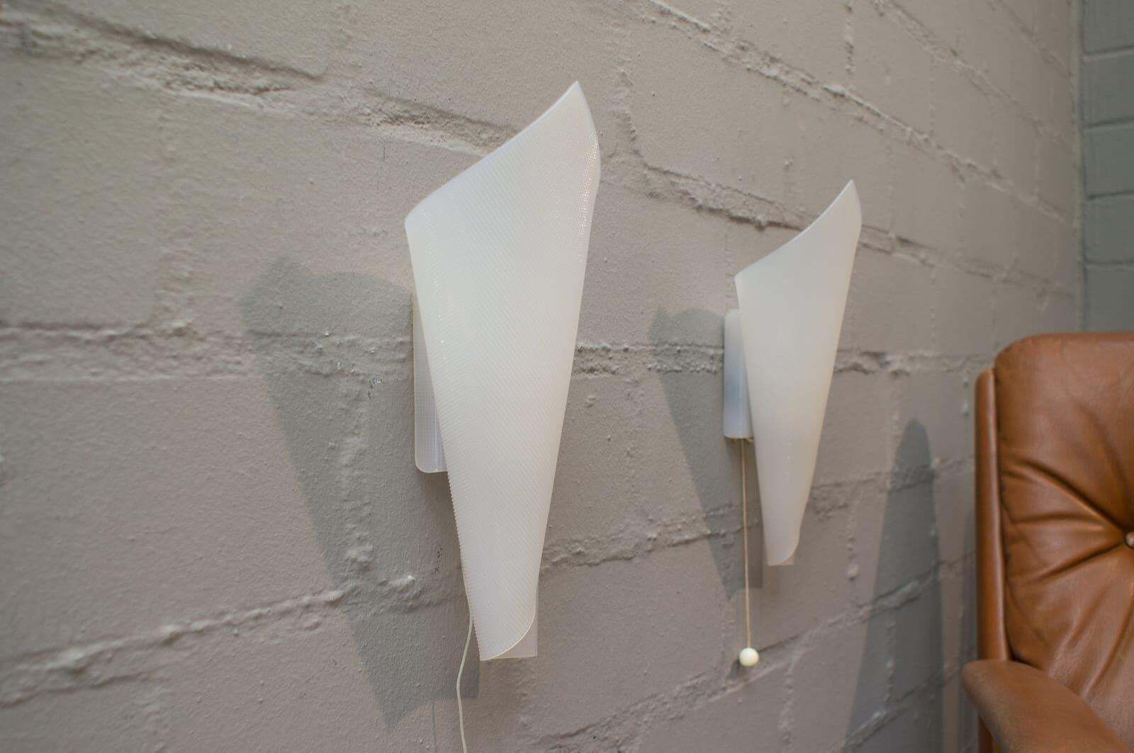 Wall Lamps Made Of Plexiglas By Hanns Hoffmann Lederer For Heinz Hecht, 1954 photo Lighting