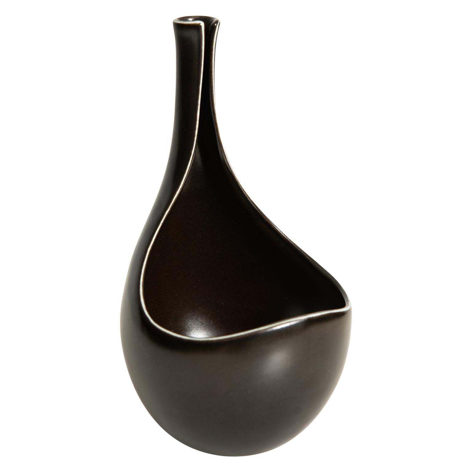 Stig Lindberg Ceramic Vase Model Pungo By Gustavsberg In Sweden