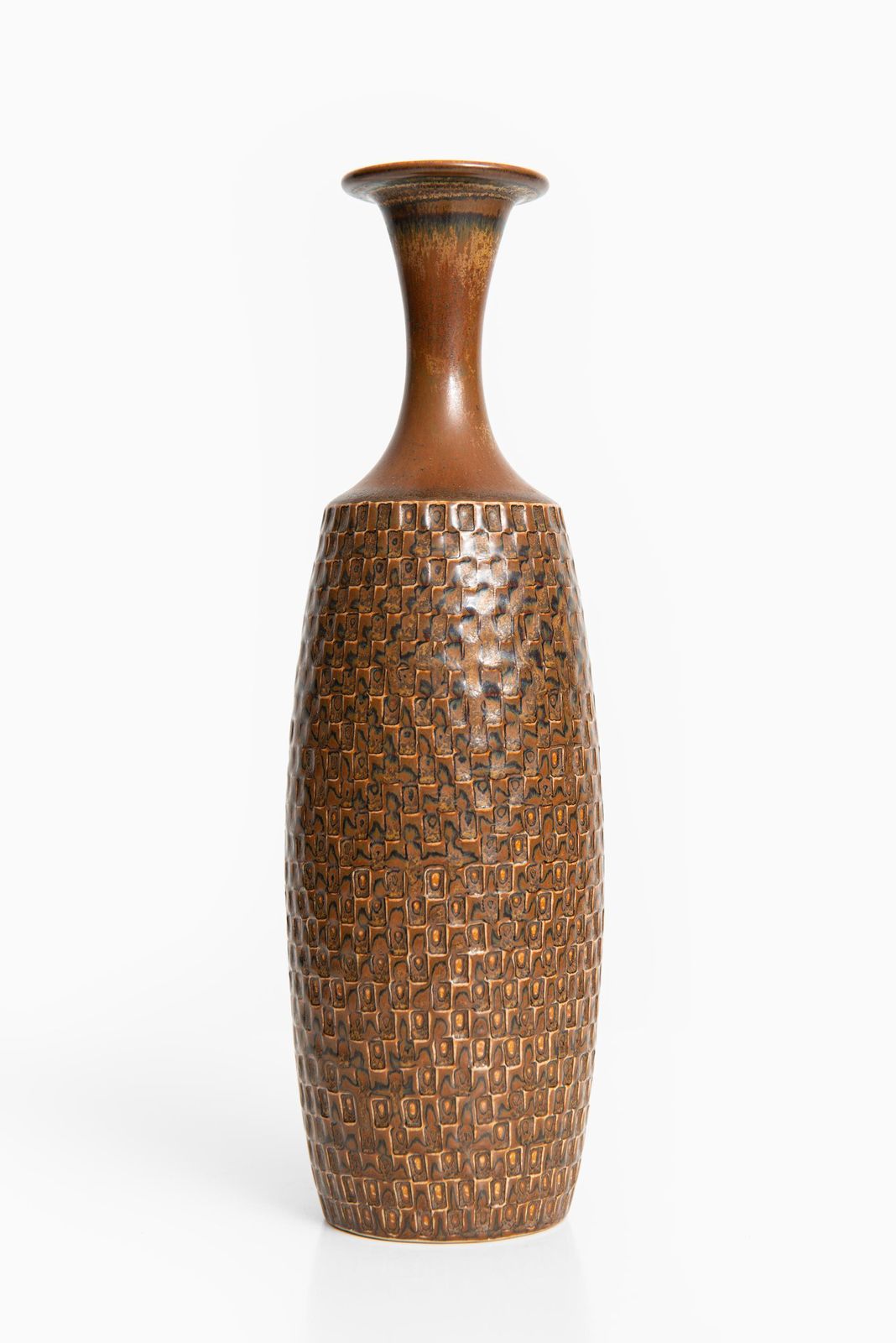 Stig Lindberg Ceramic Vase Produced By Gustavsberg In Sweden photo for sale