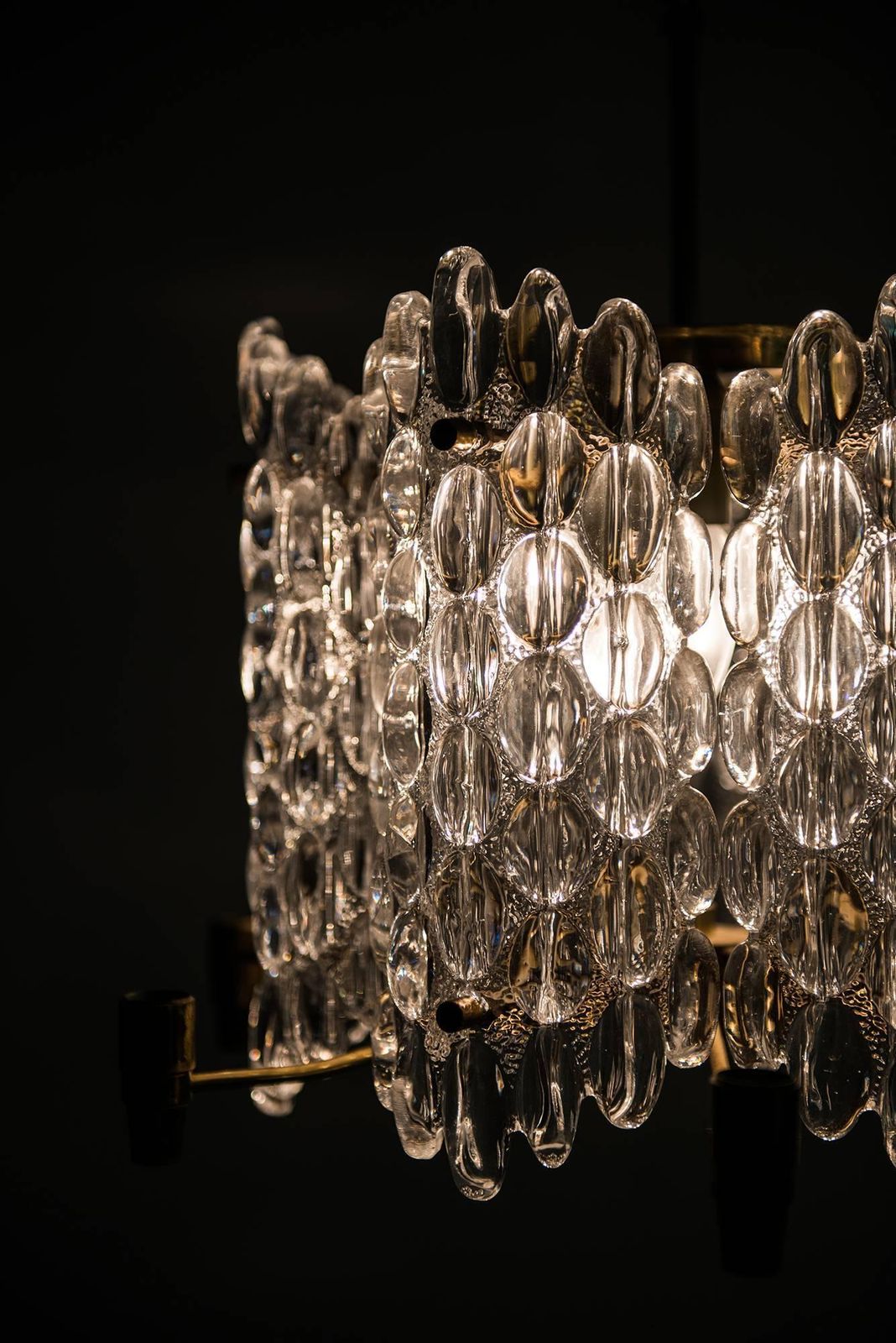 Carl Fagerlund Pair Of Ceiling Lamps By Orrefors In Sweden photo buy