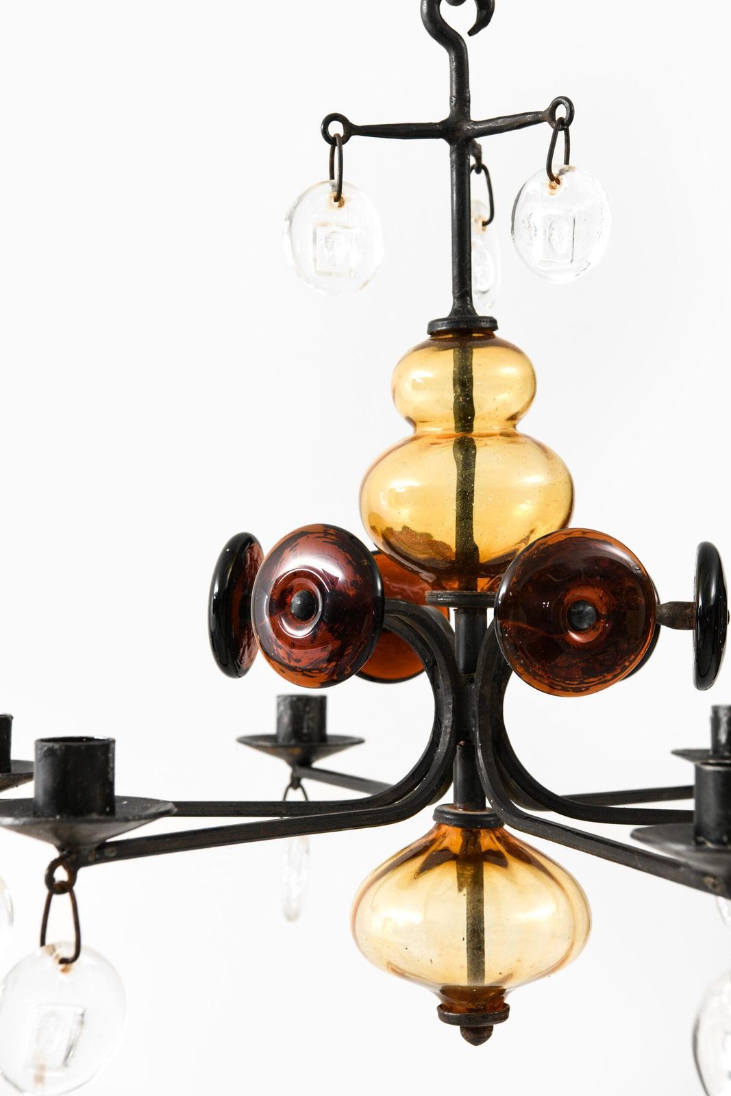 Erik Höglund Hanging Candelabra Produced By Boda In Sweden photo furniture