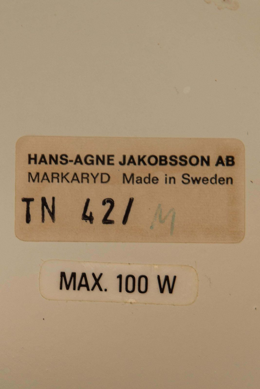 Hans Agne Jakobsson Ceiling Lamp Model Tn 42/M By Hans Agne Jakobsson Ab photo for sale