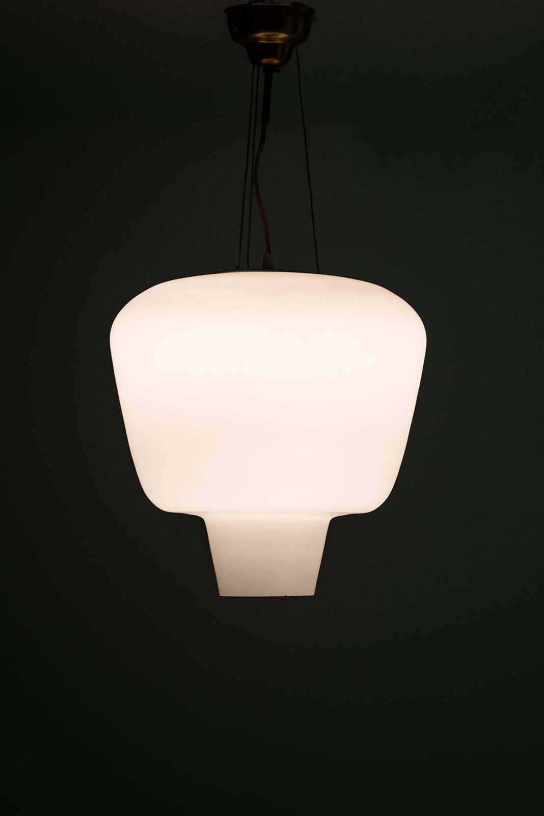 Ceiling Lamp In Opaline Glass Produced By Asea In Sweden photo furniture
