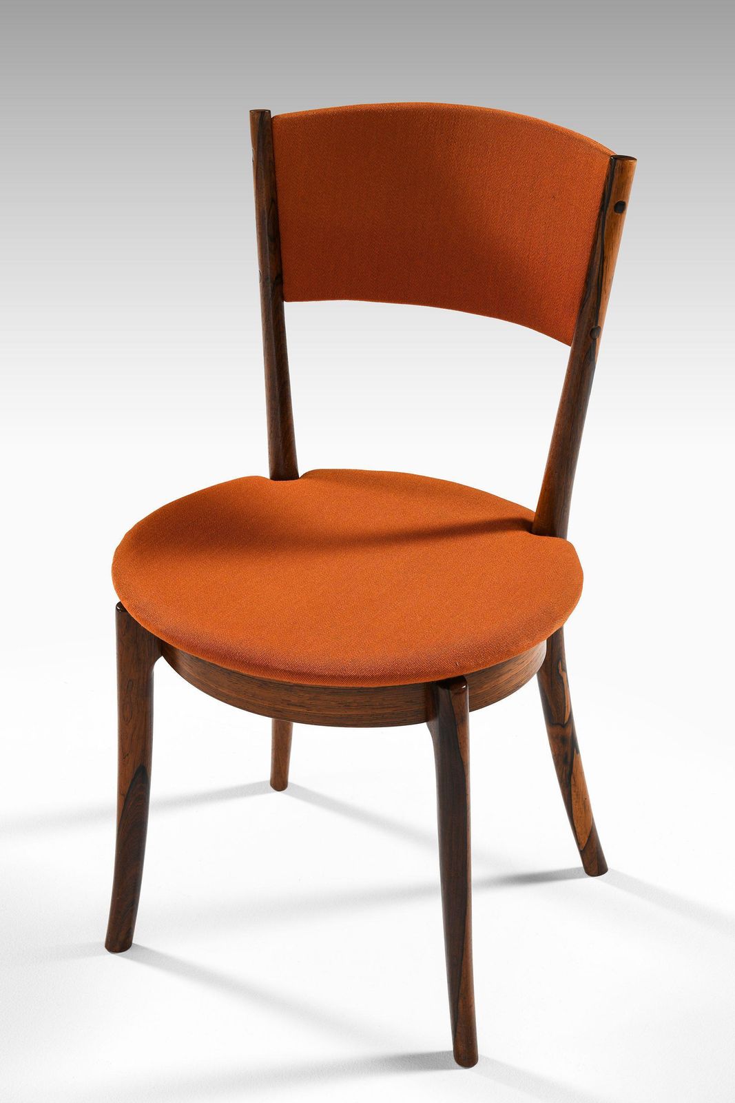Set Of 8 Dining Chairs In Rosewood And Original Fabric, 1960's photo 4247.0
