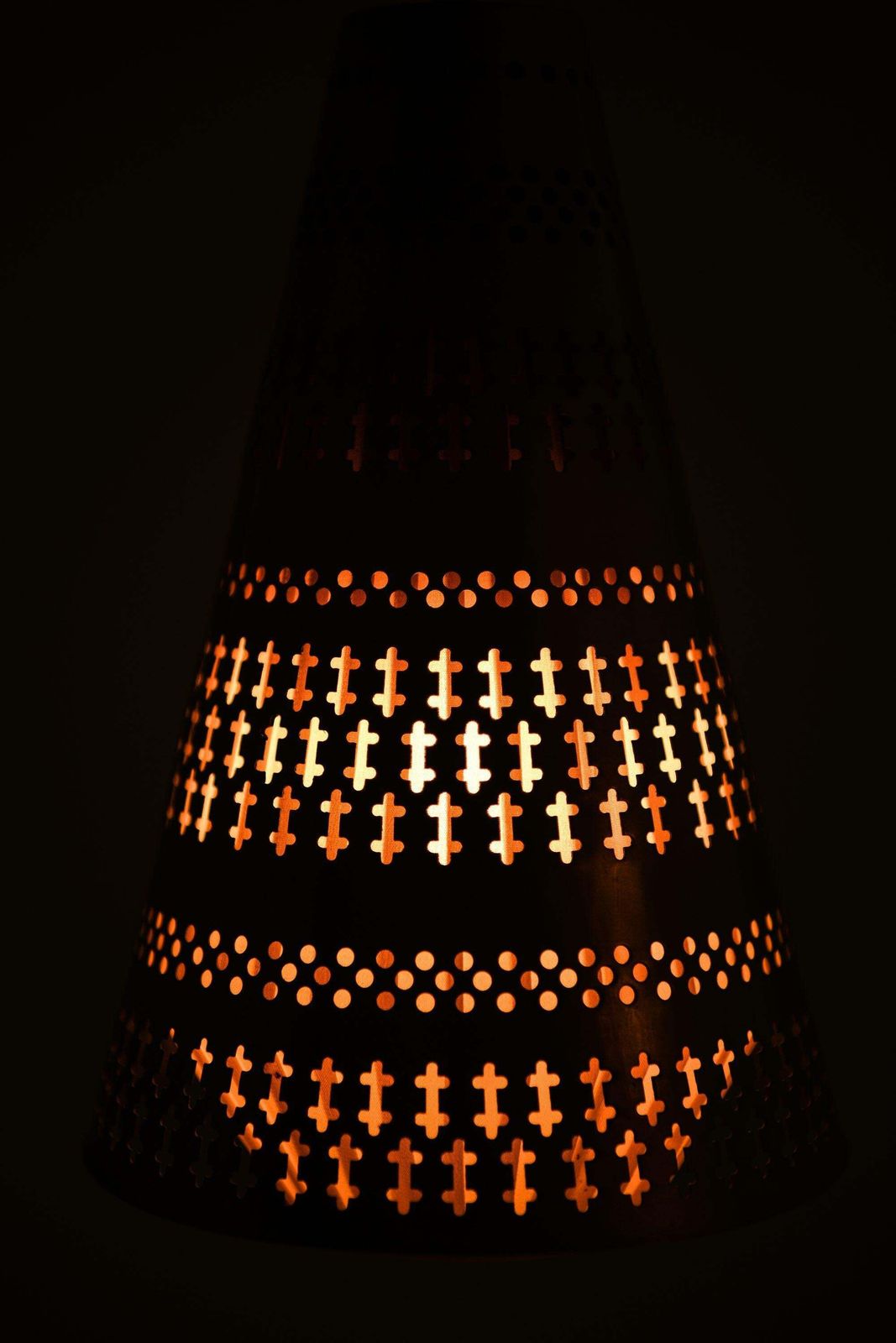 Ceiling Lamp In Brass And Fabric By Hans Bergström, 1940’s photo vinterior