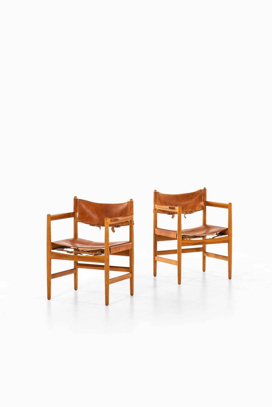 Børge Mogensen Armchairs / Chairs Produced By Svensk Fur In Sweden photo Furniture