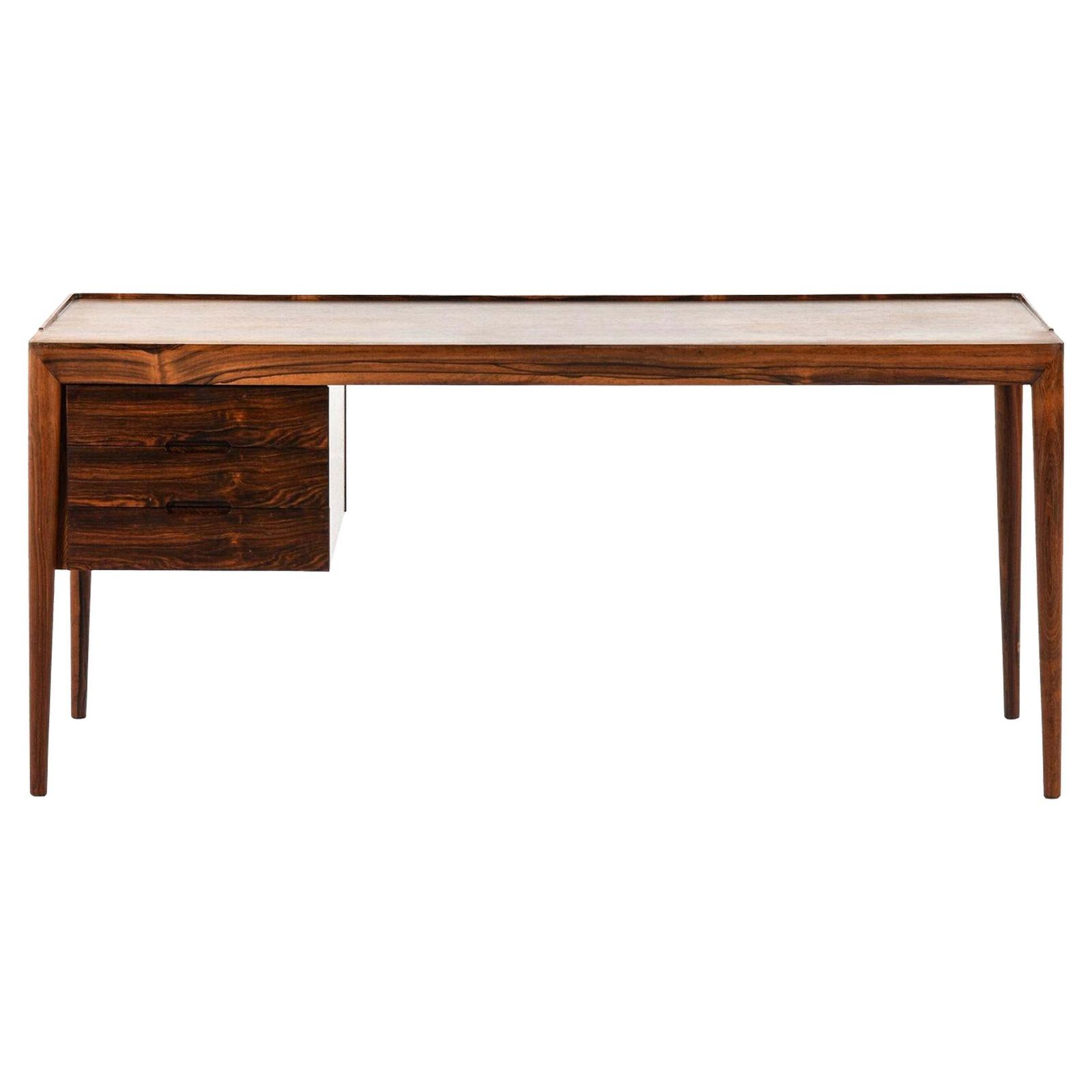 Erik Riisager Hansen Desk Produced By Haslev Møbelsnedkeri In Denmark