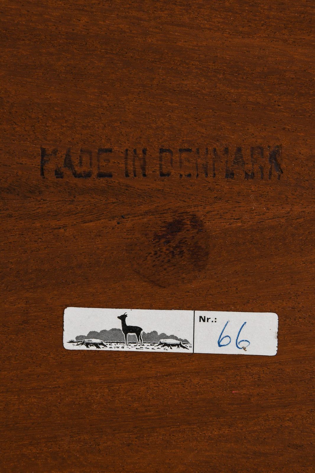 Furniture Erik Riisager Hansen Desk Produced By Haslev Møbelsnedkeri In Denmark photo
