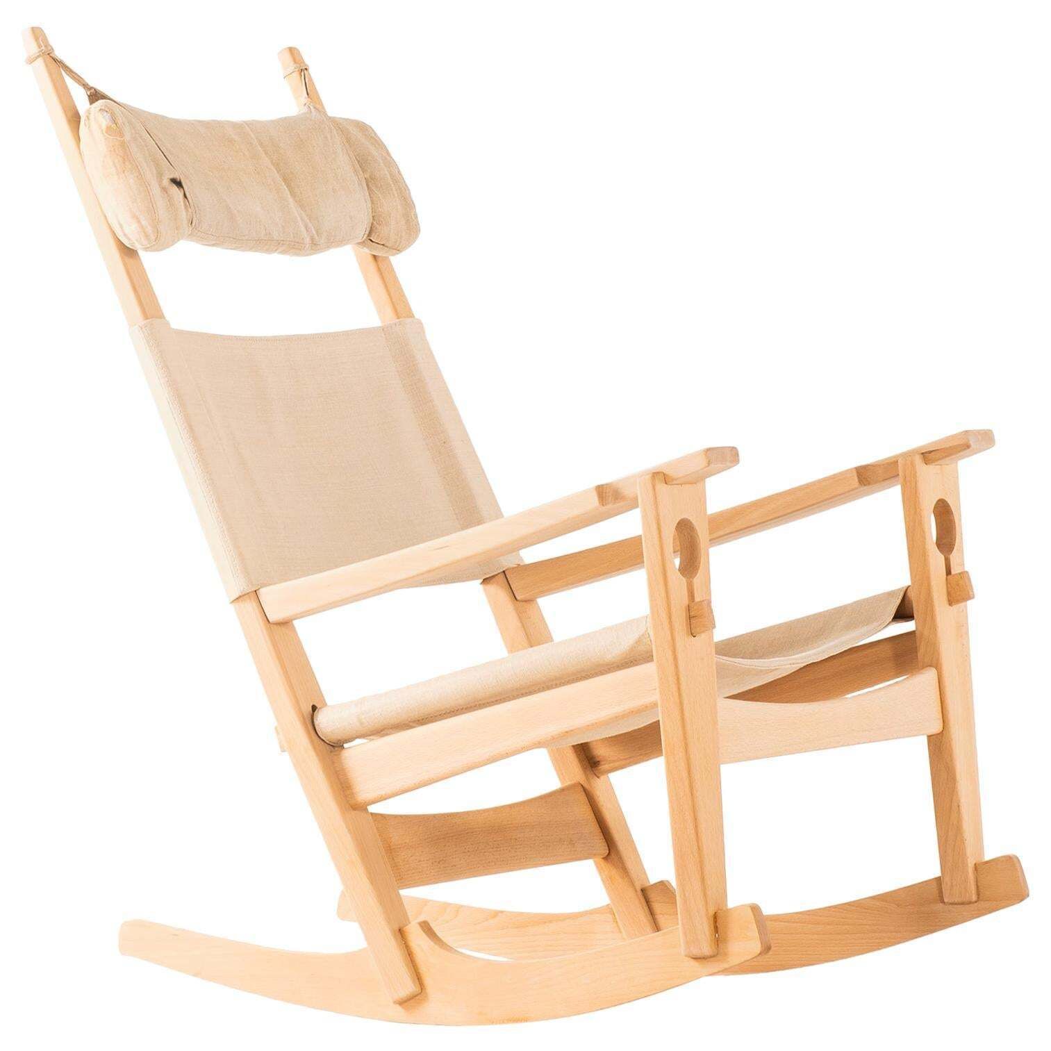 Hans Wegner Rocking Chair Model Ge 273 Produced By Getama In Denmark