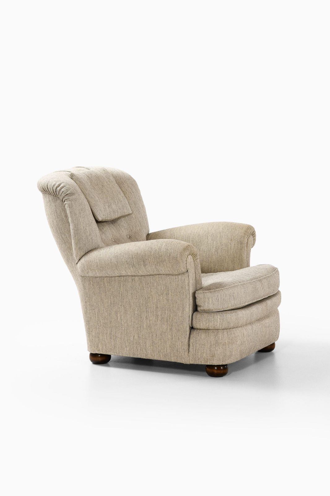 Easy Chair In Beech And Original Fabric By Josef Frank, 1934 photo furniture