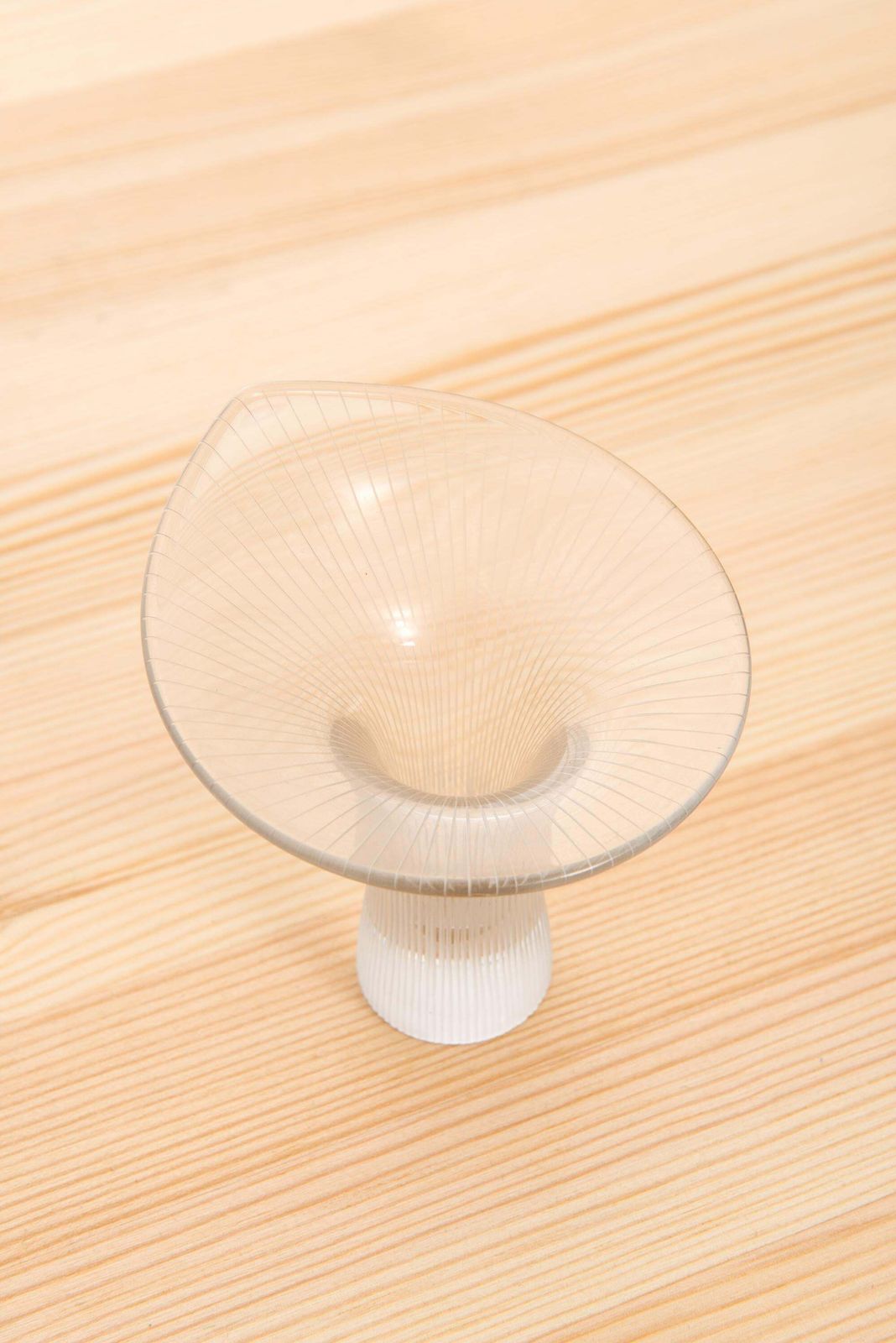 Tapio Wirkkala Glass Vases Kantarelli Produced By Iittala In Finland photo 1274.0