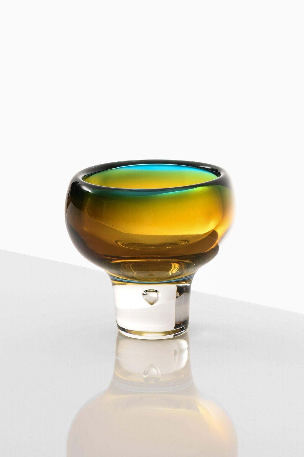 Vicke Lindstrand Vase Produced By Kosta In Sweden photo for sale