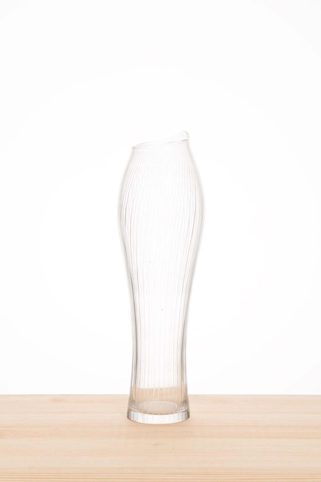 Tapio Wirkkala Glass Vase Produced By Iittala In Finland photo furniture