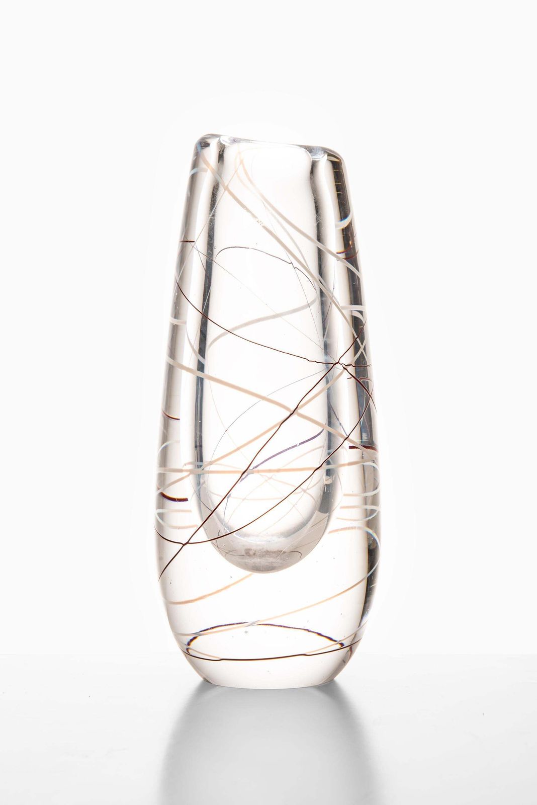 Vicke Lindstrand Vase Produced By Kosta In Sweden photo for sale