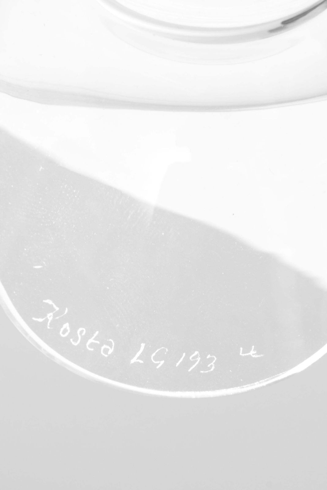 Vicke Lindstrand Glass Vase Produced By Kosta In Sweden photo vinterior