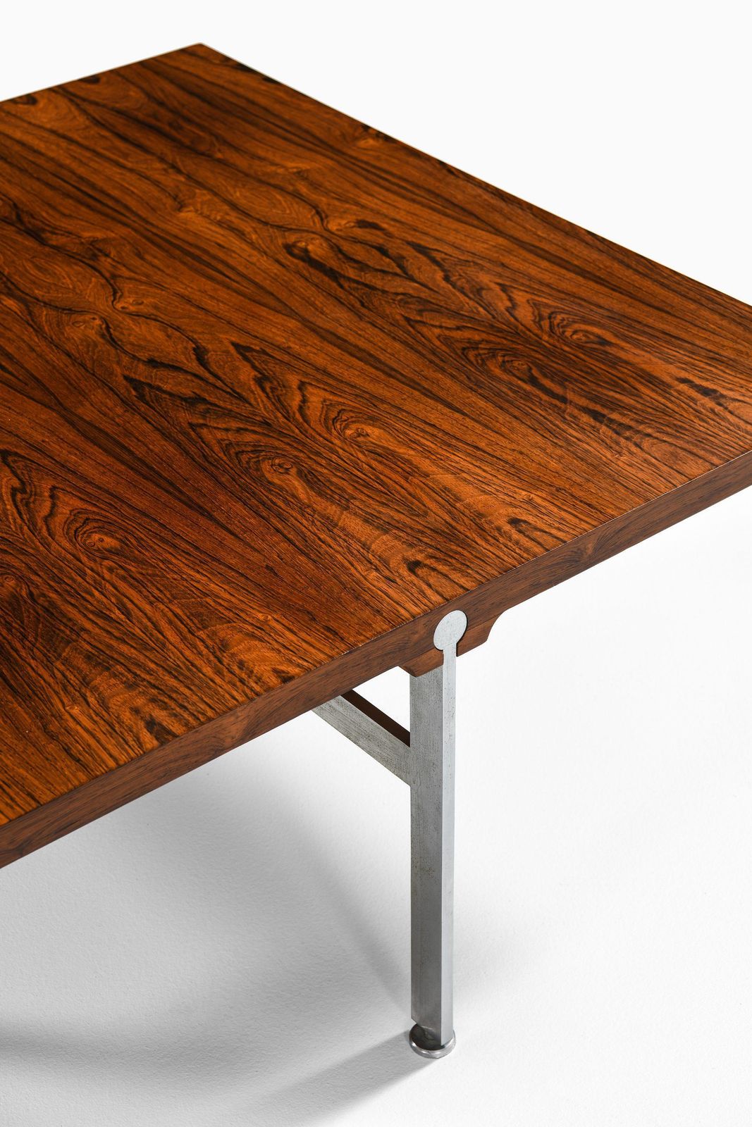 Coffee Table In Steel And Rosewood By Sven Ellekær, 1970s photo 6370.0