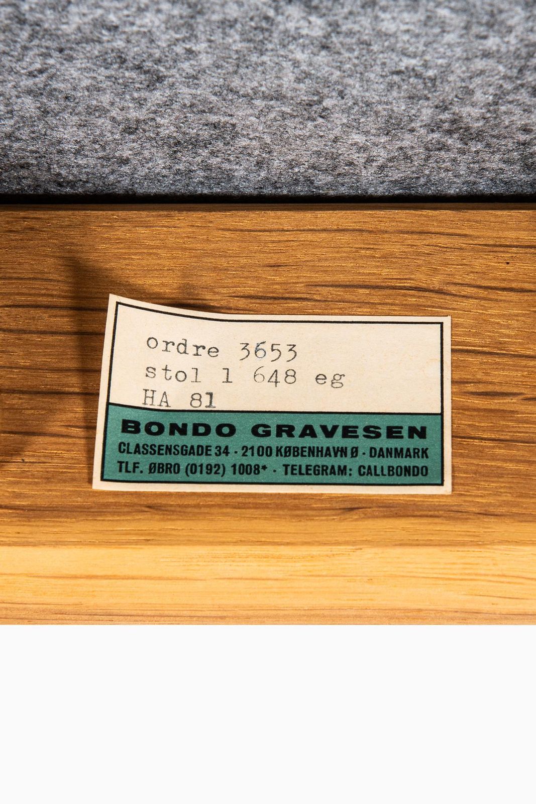 Bondo Gravesen Armchairs In Oak By Bondo Gravesen In Denmark photo vintage