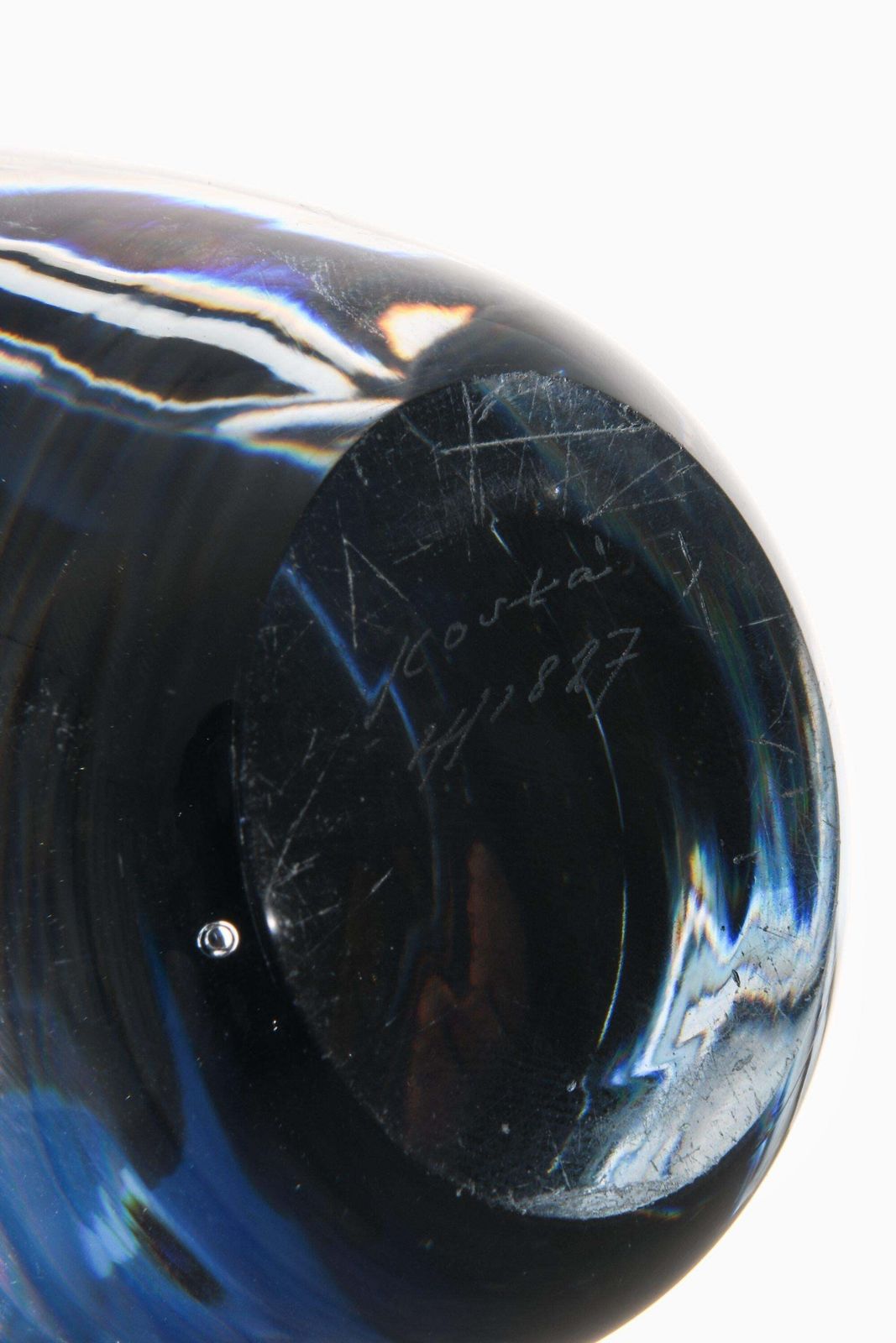 Glass Vase By Vicke Lindstrand, 1960's photo Home Decor
