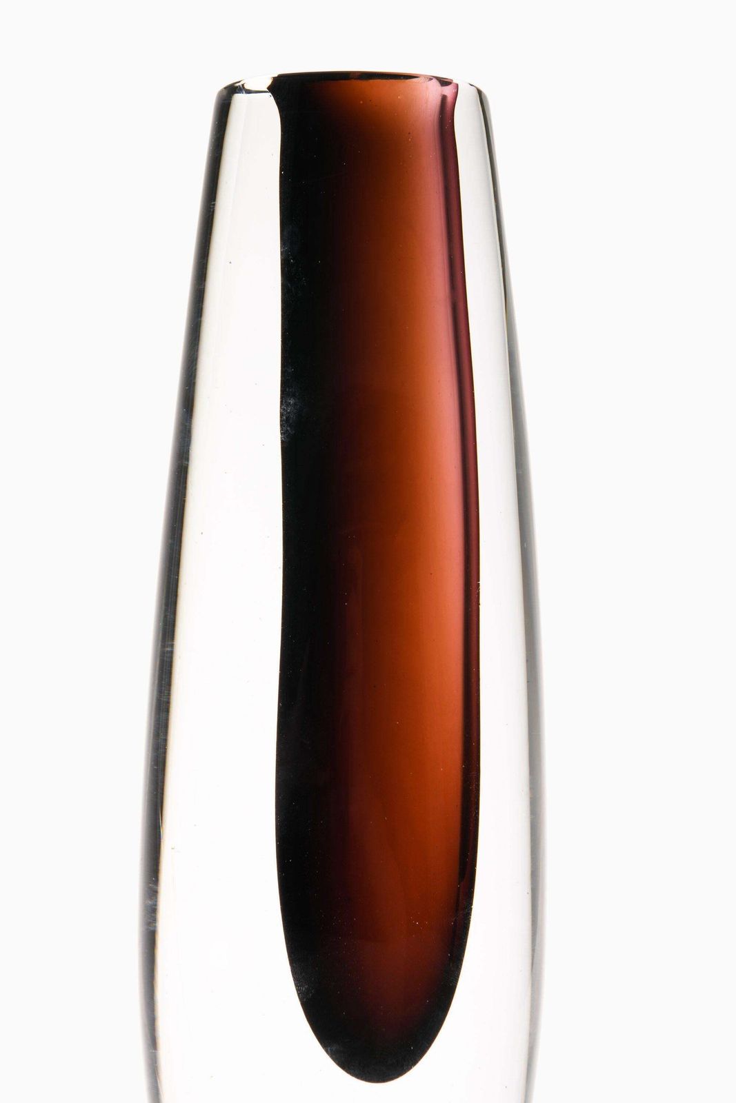 Glass Vase In Brown By Vicke Lindstrand, 1960's photo furniture