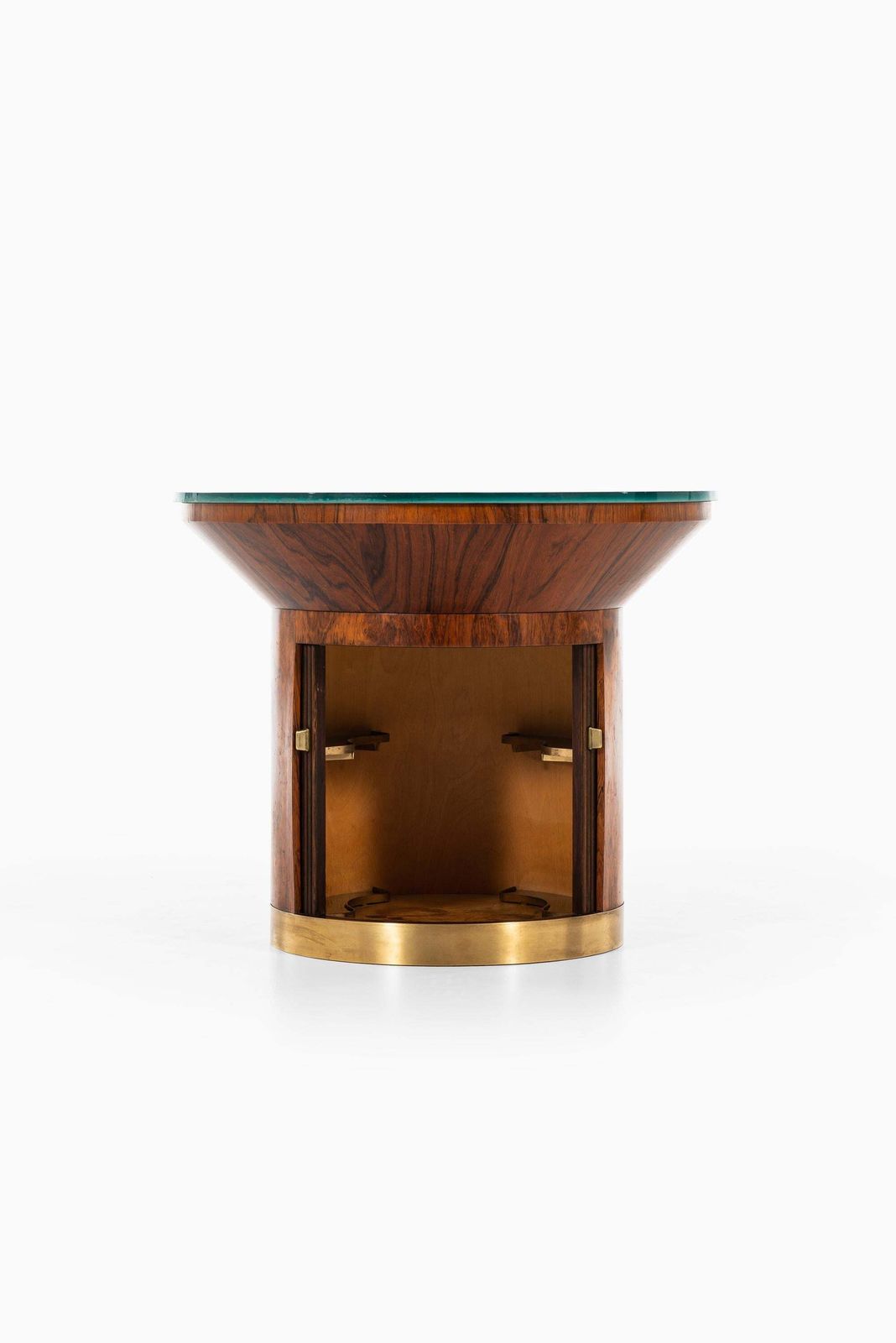 Ernst Kühn Coffee Table / Bar Cabinet By Lysberg Hansen & Therp In Denmark photo Furniture